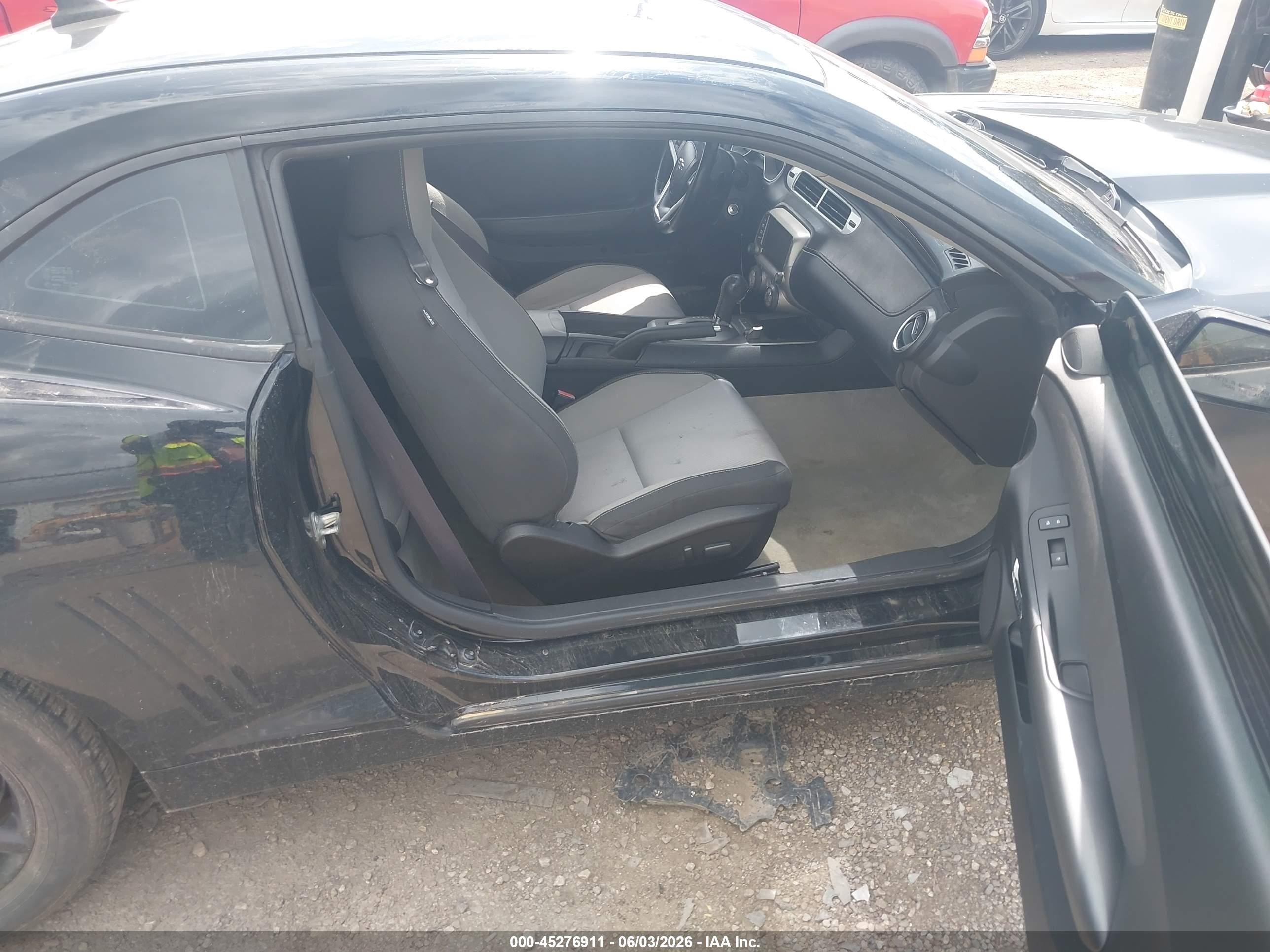 2015 Chevrolet Camaro 1lt Black vin: 2G1FD1E35F9247755