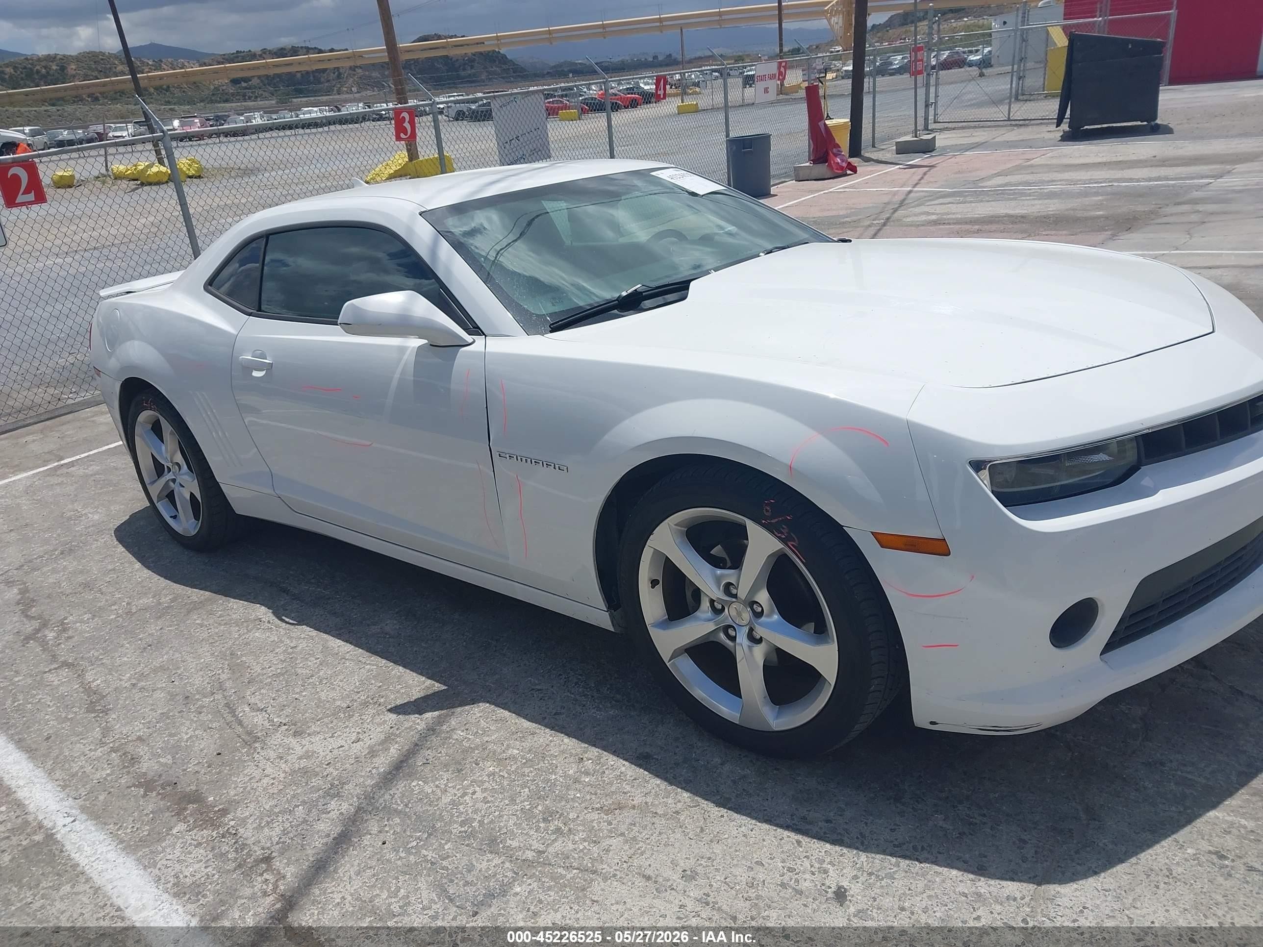 2015 Chevrolet Camaro 1lt White vin: 2G1FD1E35F9249389