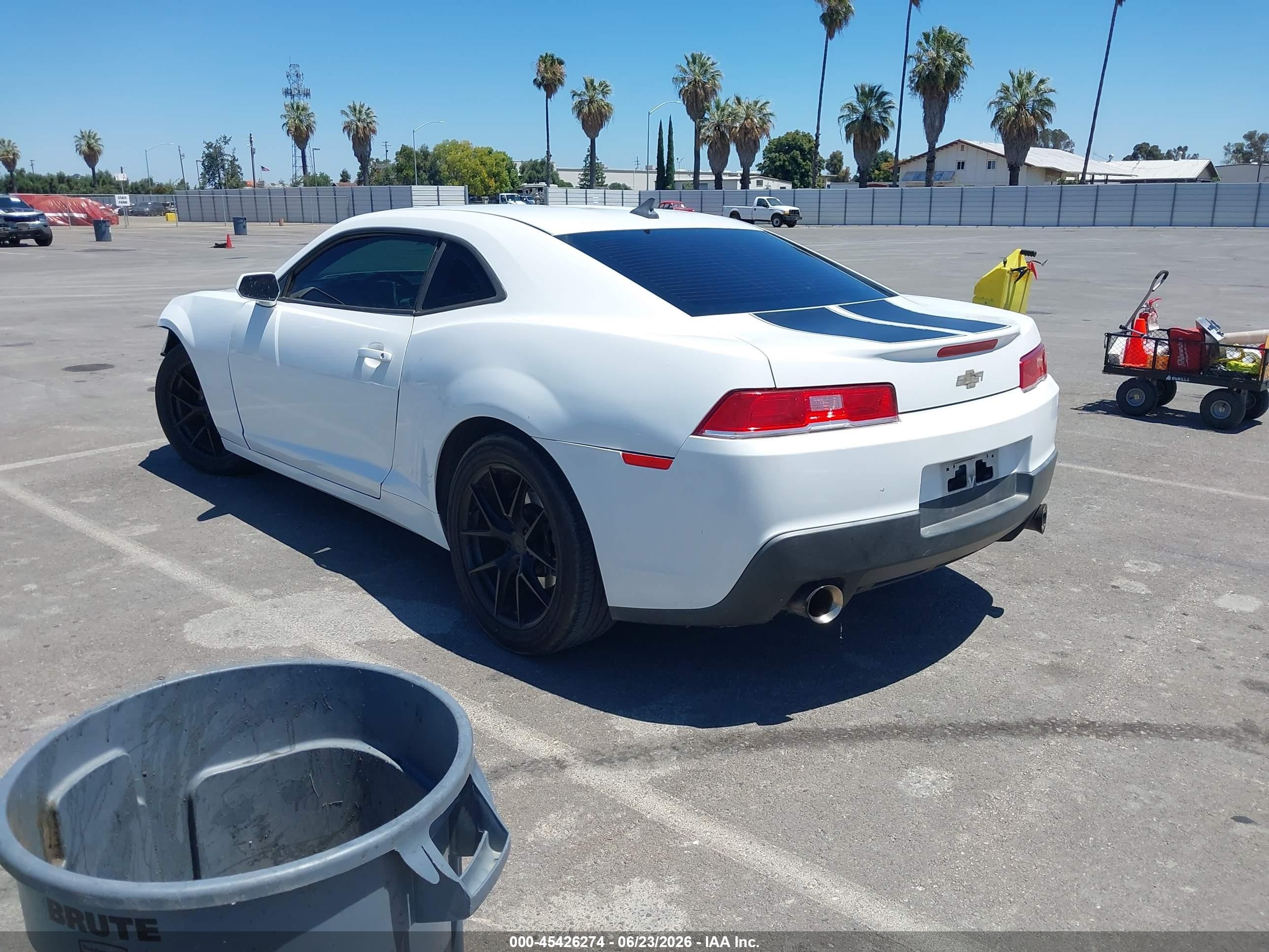2015 Chevrolet Camaro 1lt White vin: 2G1FD1E35F9251045