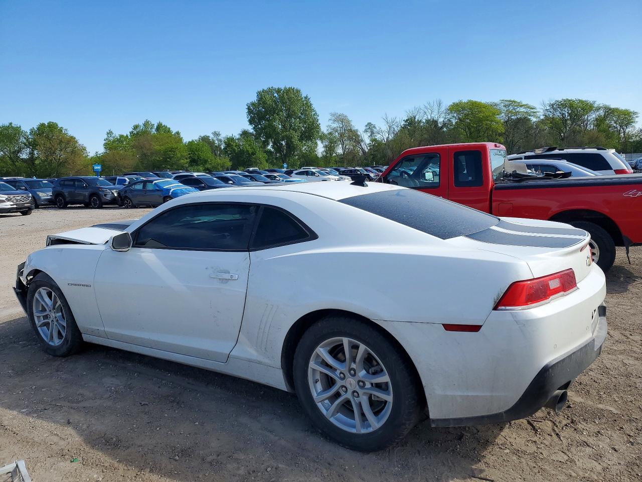 2015 Chevrolet Camaro Lt White vin: 2G1FD1E35F9265043