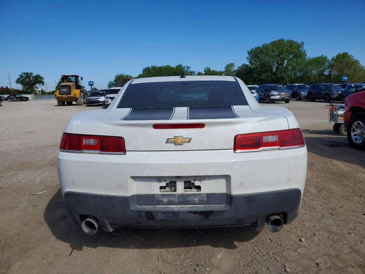 2015 Chevrolet Camaro Lt White vin: 2G1FD1E35F9265043