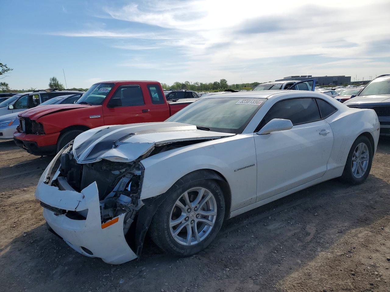 2015 Chevrolet Camaro Lt White vin: 2G1FD1E35F9265043