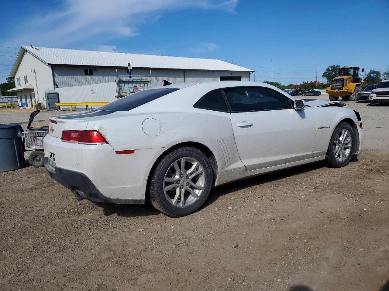 2015 Chevrolet Camaro Lt White vin: 2G1FD1E35F9265043