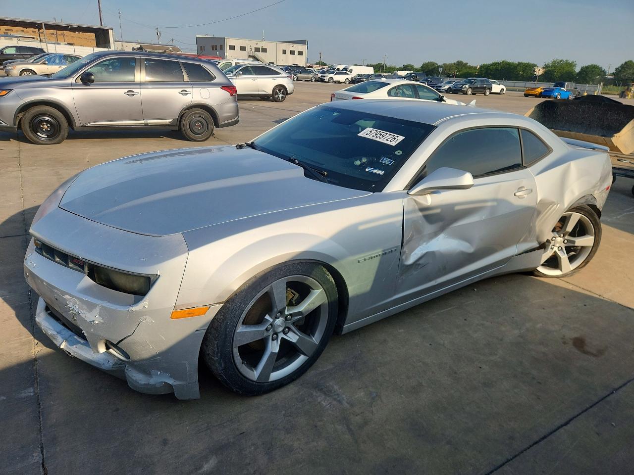 2015 Chevrolet Camaro Silver vin: 2G1FD1E35F9298995
