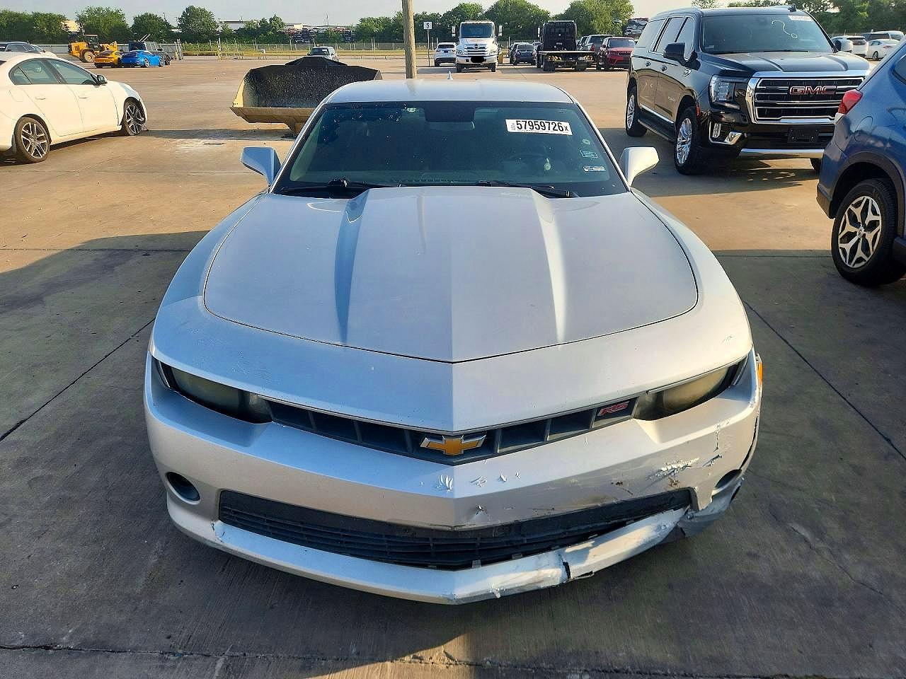 2015 Chevrolet Camaro Silver vin: 2G1FD1E35F9298995