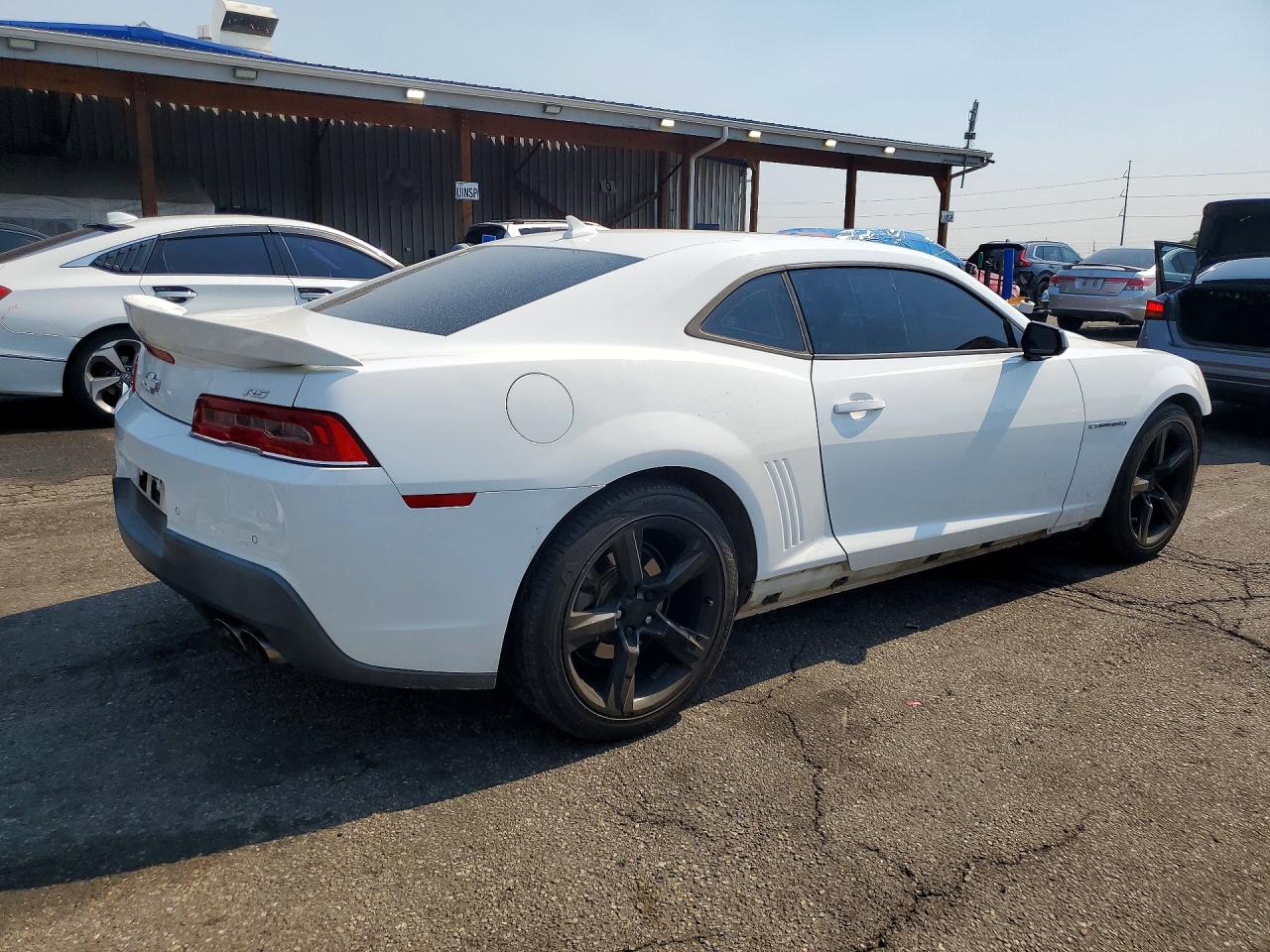 2015 Chevrolet Camaro Lt White vin: 2G1FD1E35F9301443