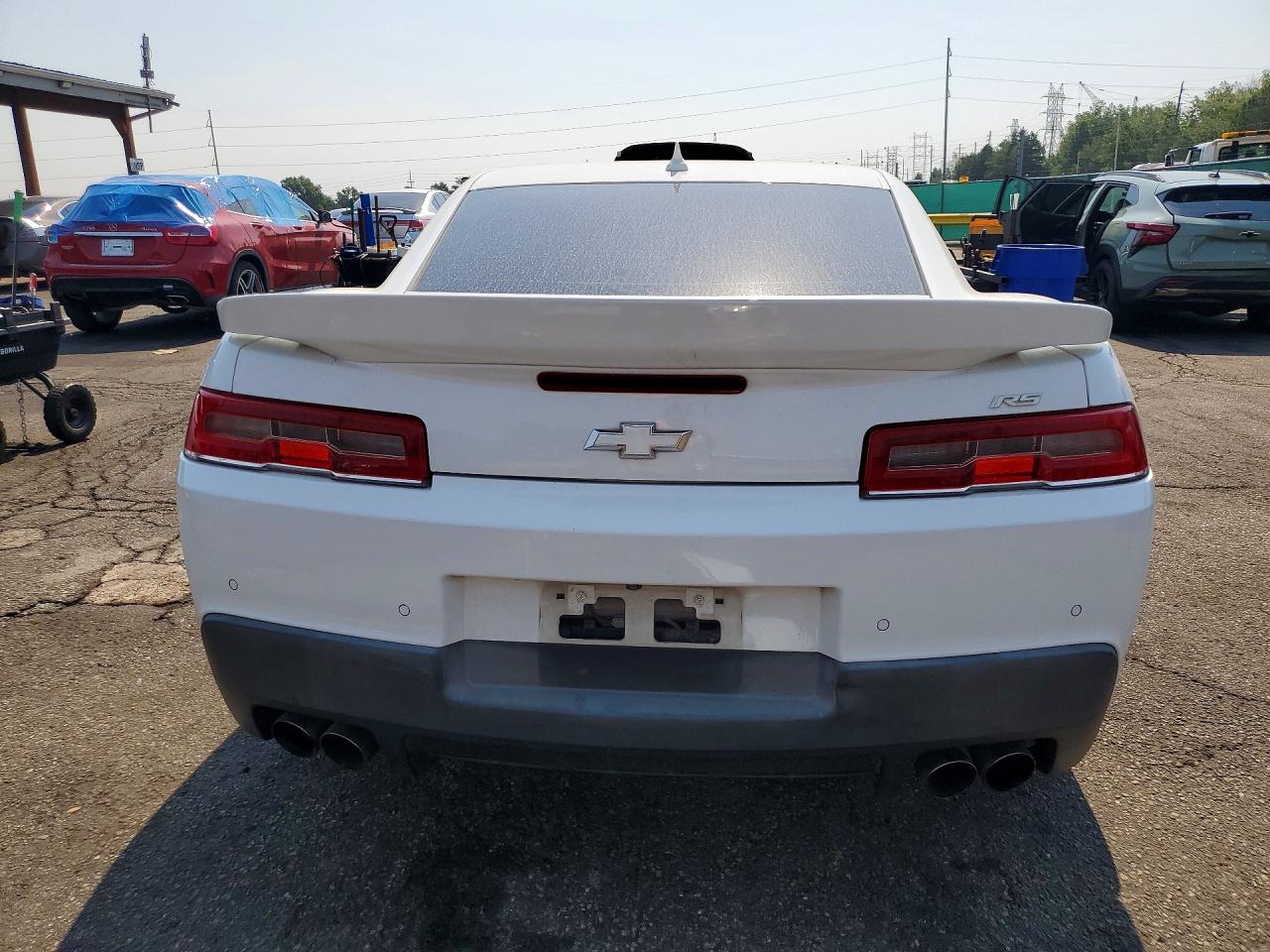 2015 Chevrolet Camaro Lt White vin: 2G1FD1E35F9301443