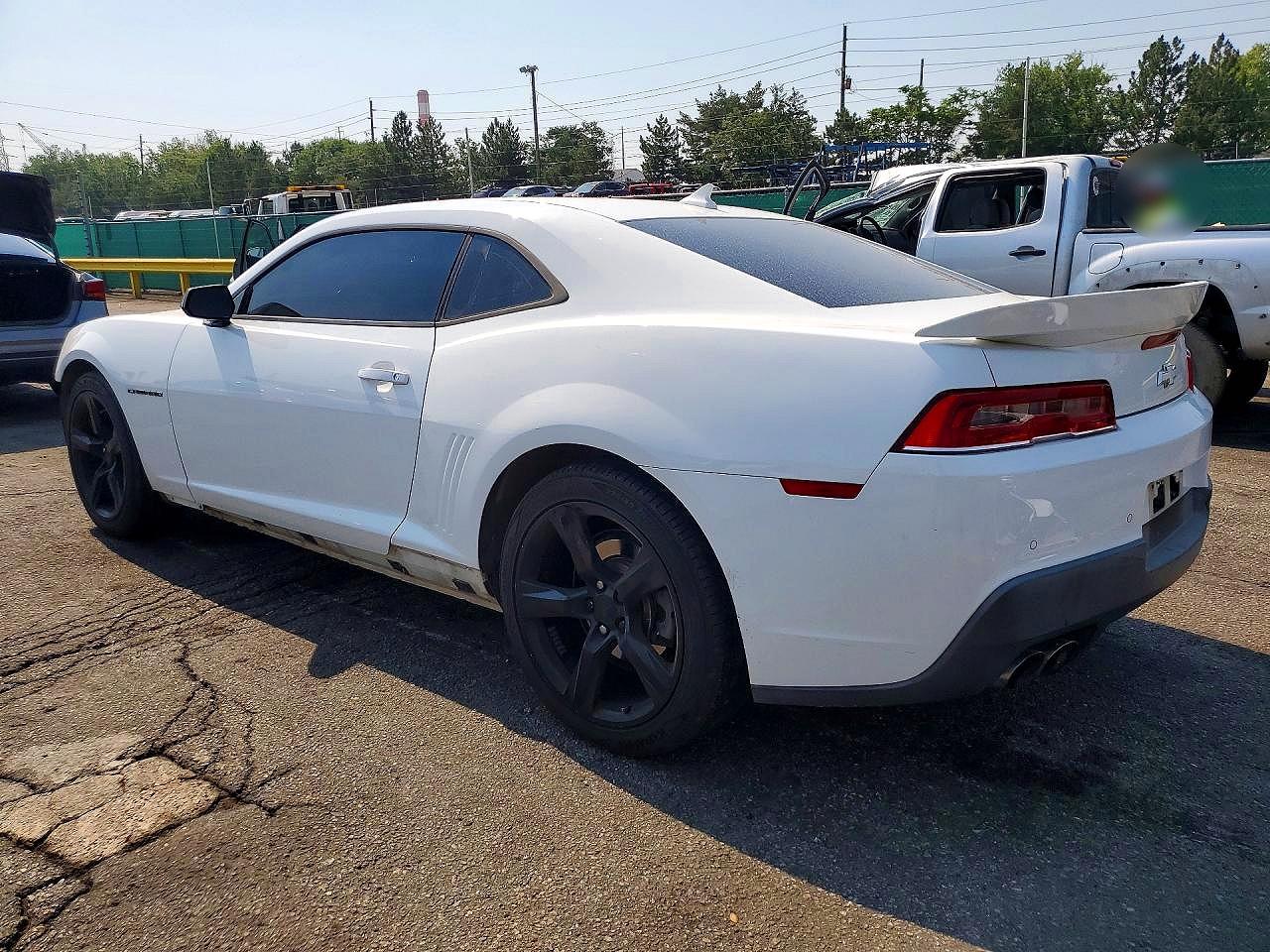 2015 Chevrolet Camaro Lt White vin: 2G1FD1E35F9301443