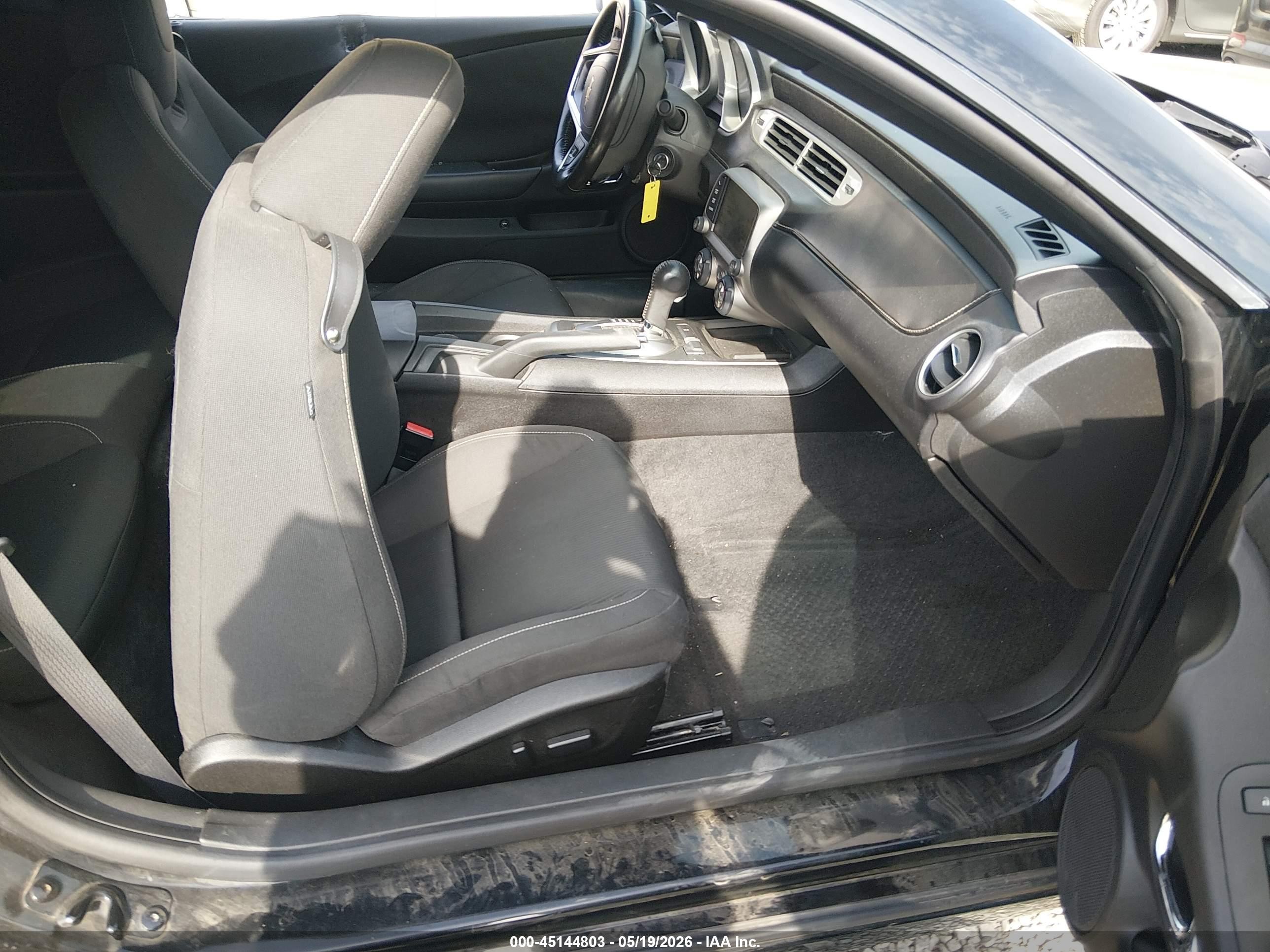 2015 Chevrolet Camaro 1lt Black vin: 2G1FD1E35F9307274
