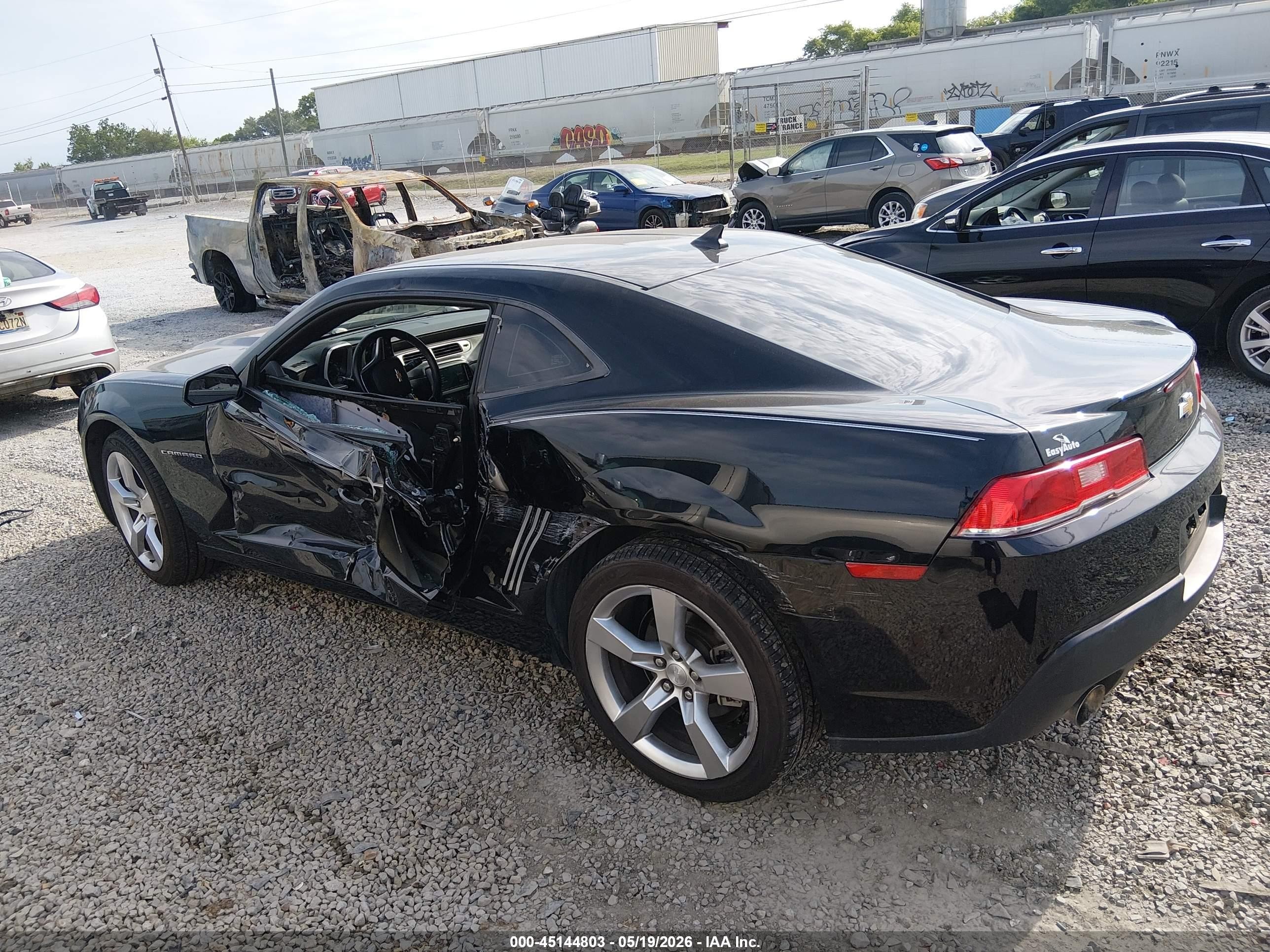 2015 Chevrolet Camaro 1lt Black vin: 2G1FD1E35F9307274