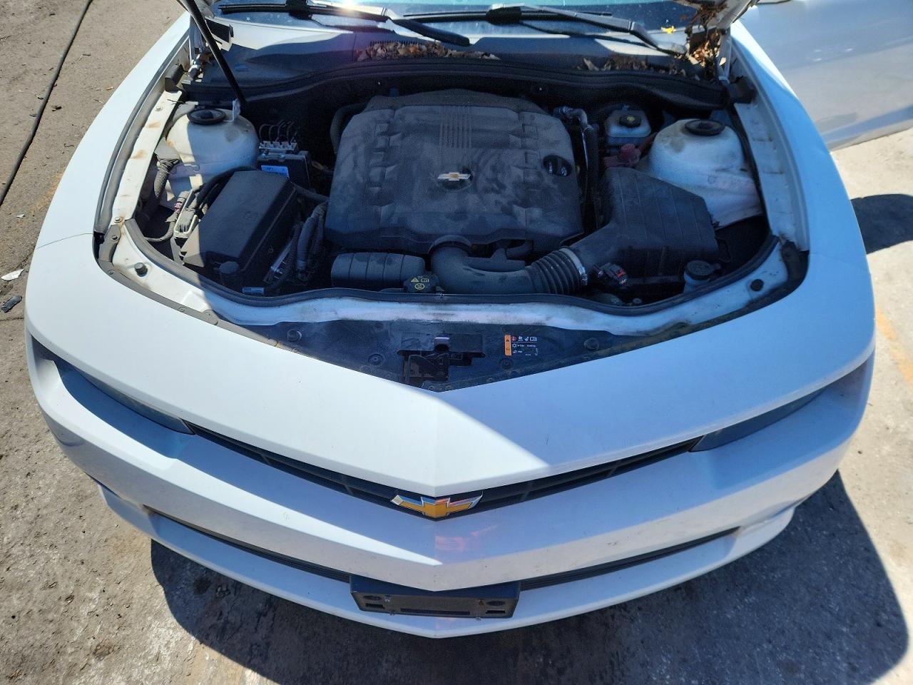 2015 Chevrolet Camaro Lt White vin: 2G1FD1E36F9112560