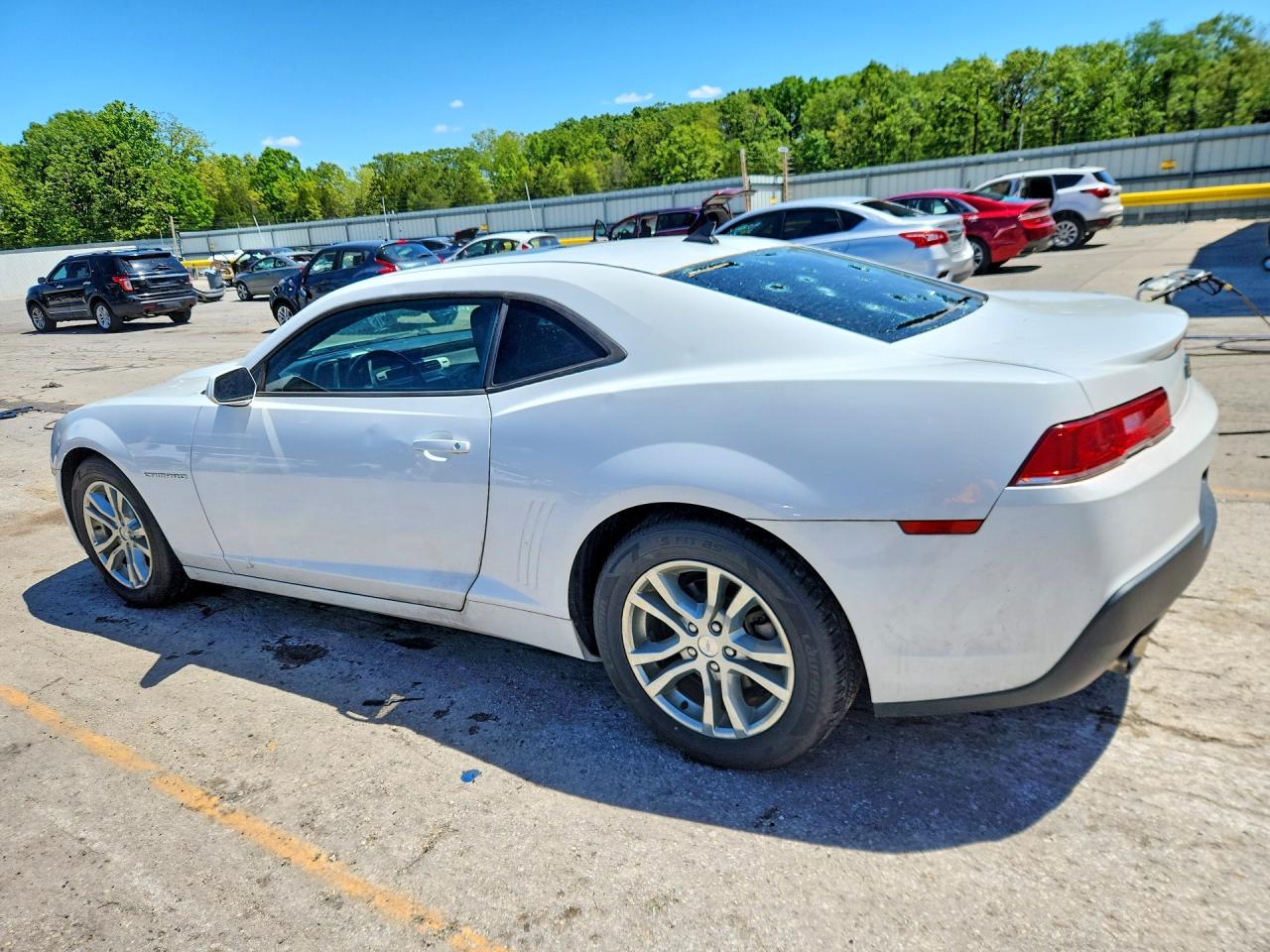 2015 Chevrolet Camaro Lt White vin: 2G1FD1E36F9112560