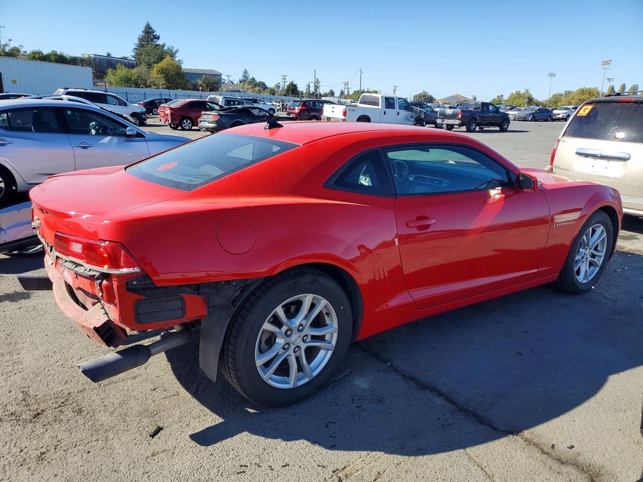 2015 Chevrolet Camaro Lt Red vin: 2G1FD1E36F9120822
