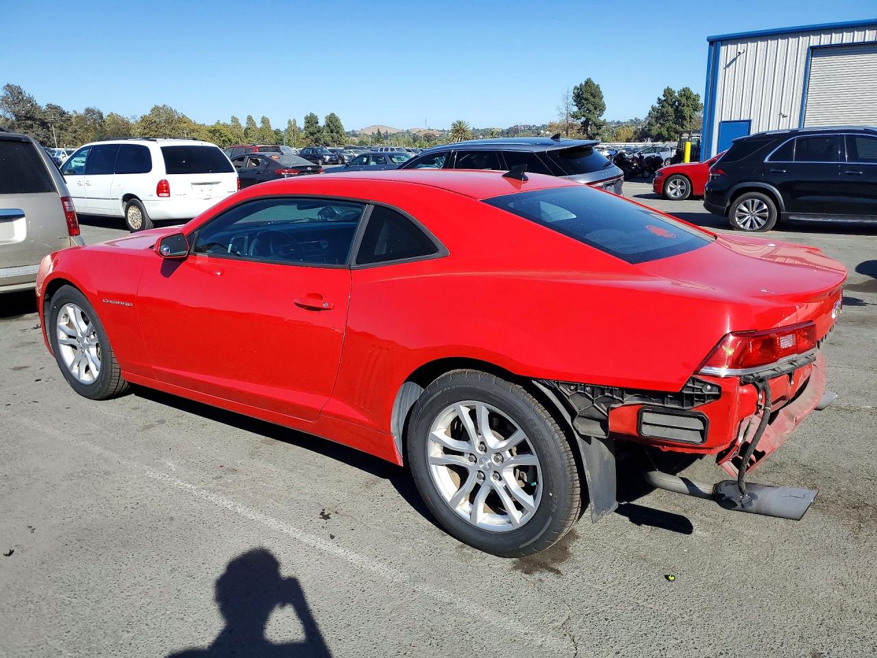 2015 Chevrolet Camaro Lt Red vin: 2G1FD1E36F9120822