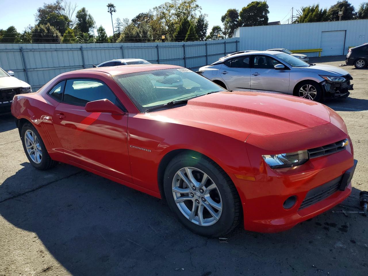 2015 Chevrolet Camaro Lt Red vin: 2G1FD1E36F9120822