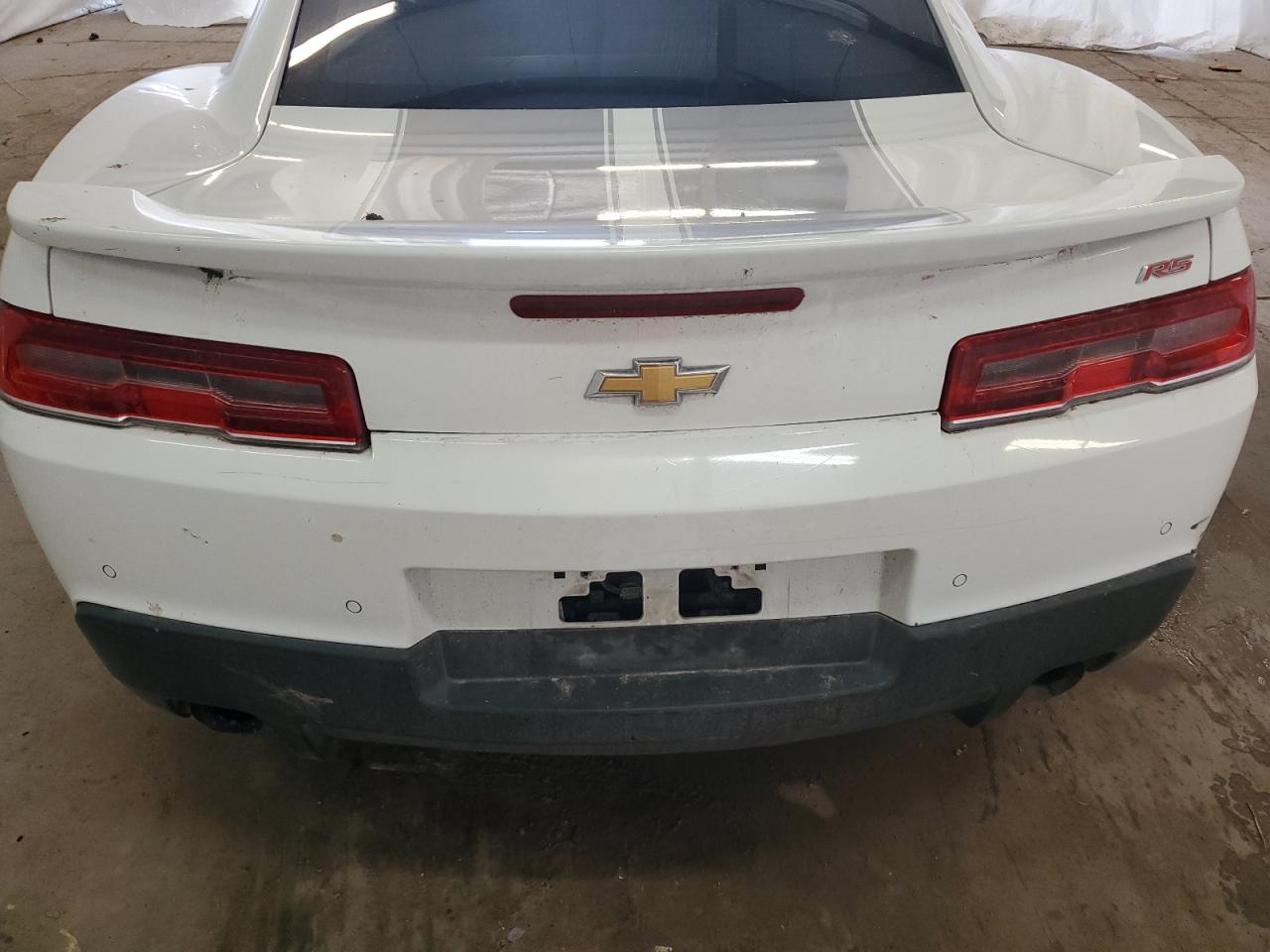 2015 Chevrolet Camaro Lt White vin: 2G1FD1E36F9145459 Damage: Spare Tire, Missing, Replacement Required