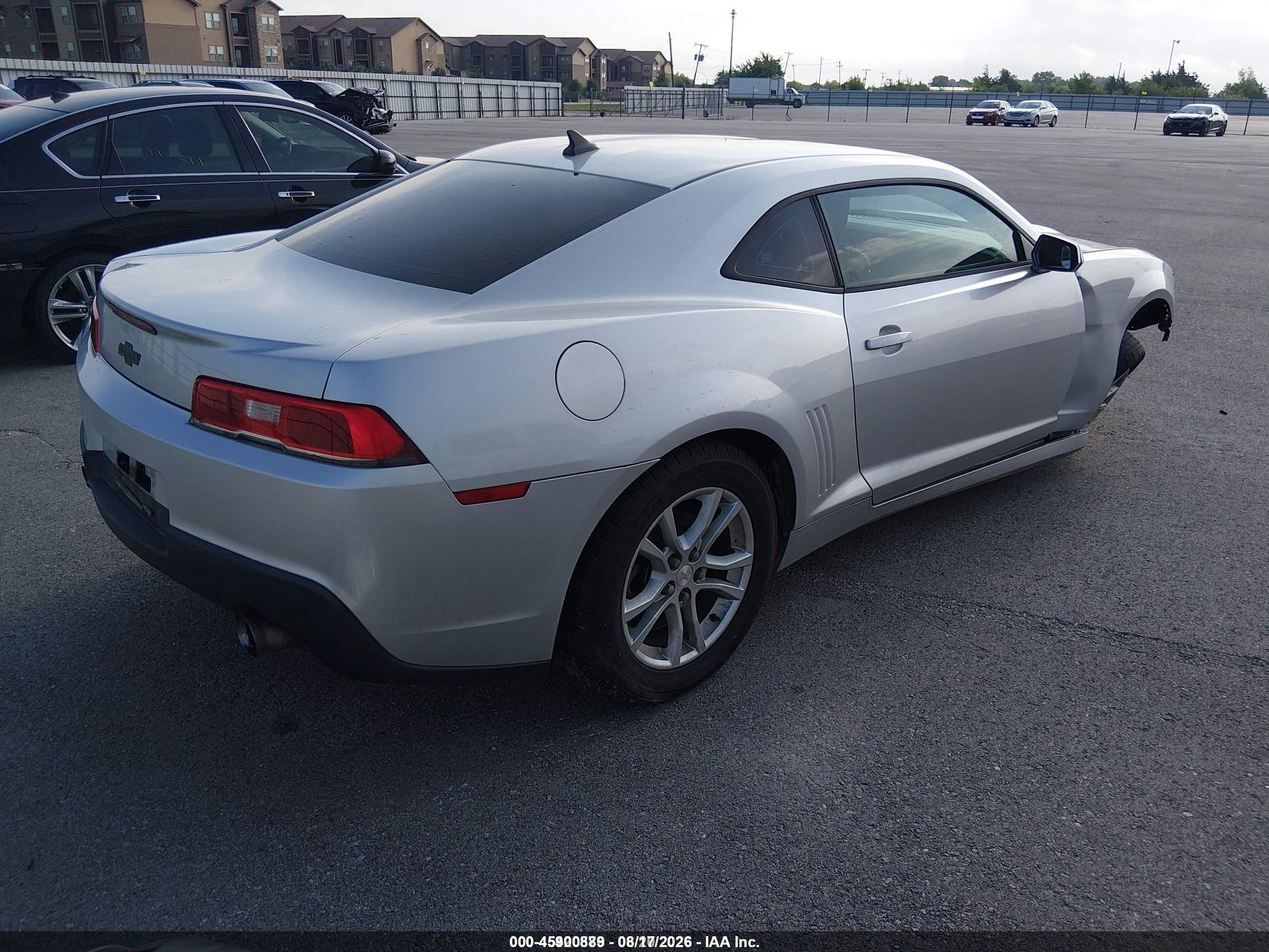 2015 Chevrolet Camaro 1lt Silver vin: 2G1FD1E36F9170099
