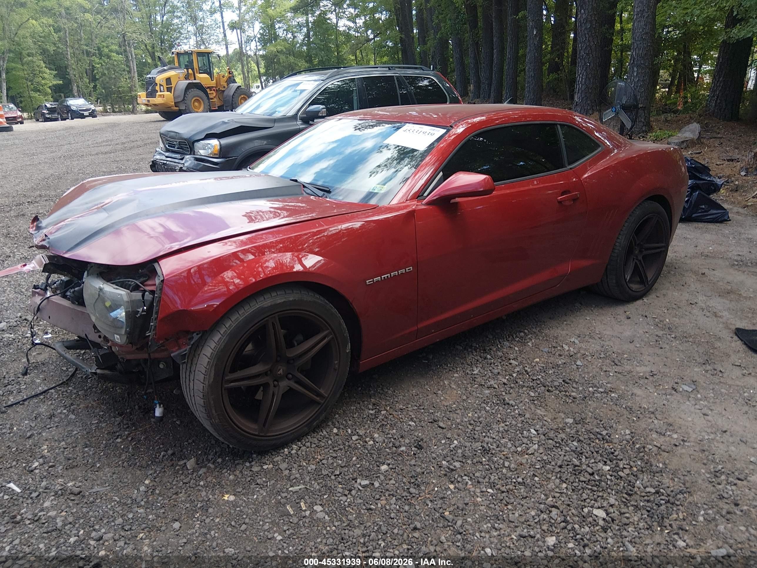 2015 Chevrolet Camaro 1lt Red vin: 2G1FD1E36F9187064