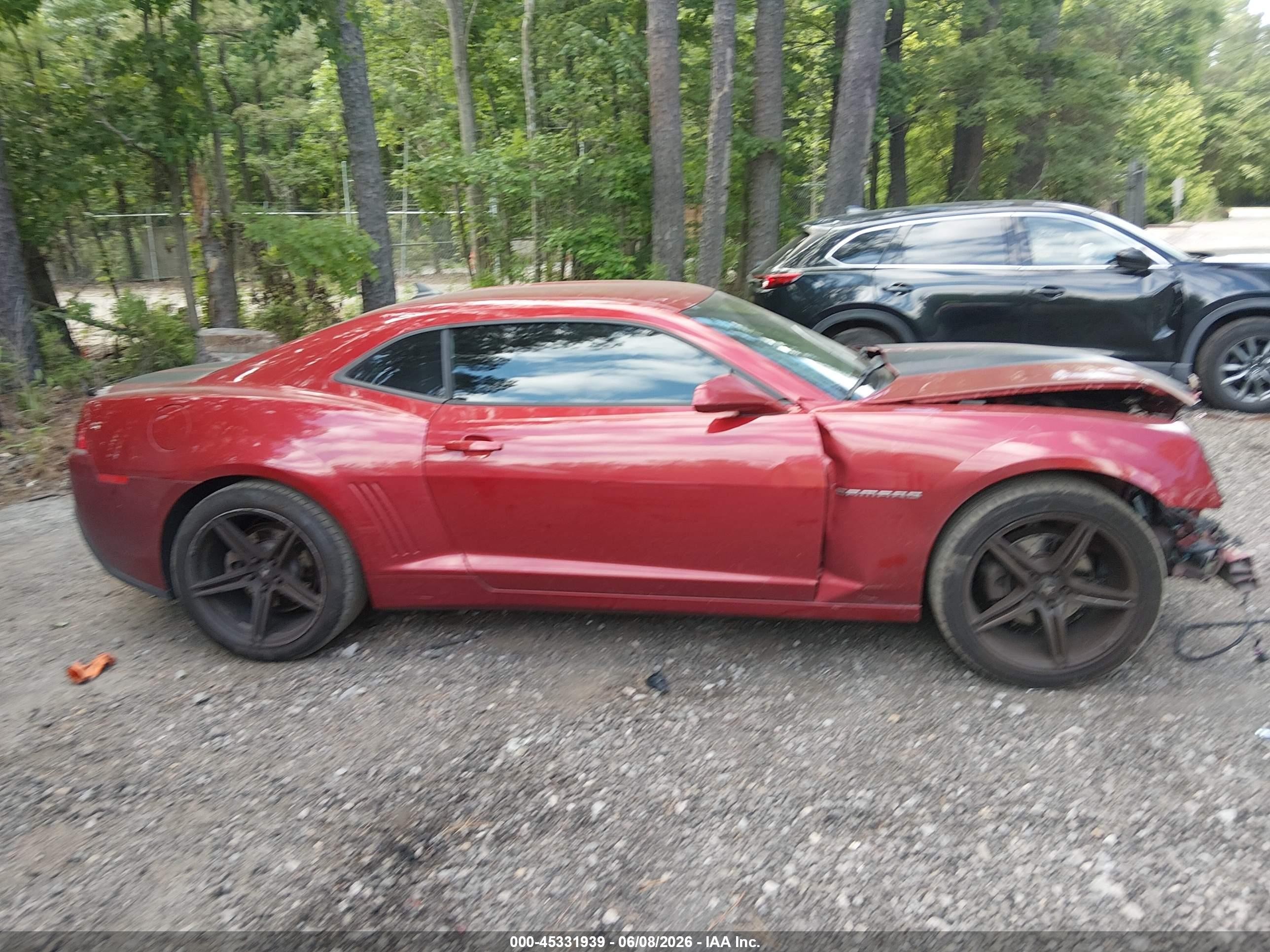 2015 Chevrolet Camaro 1lt Red vin: 2G1FD1E36F9187064
