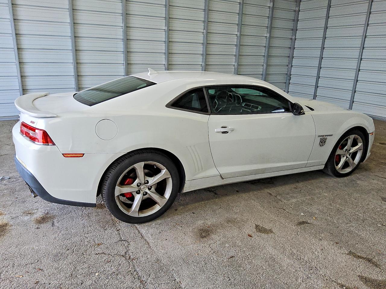2015 Chevrolet Camaro Lt White vin: 2G1FD1E36F9193981