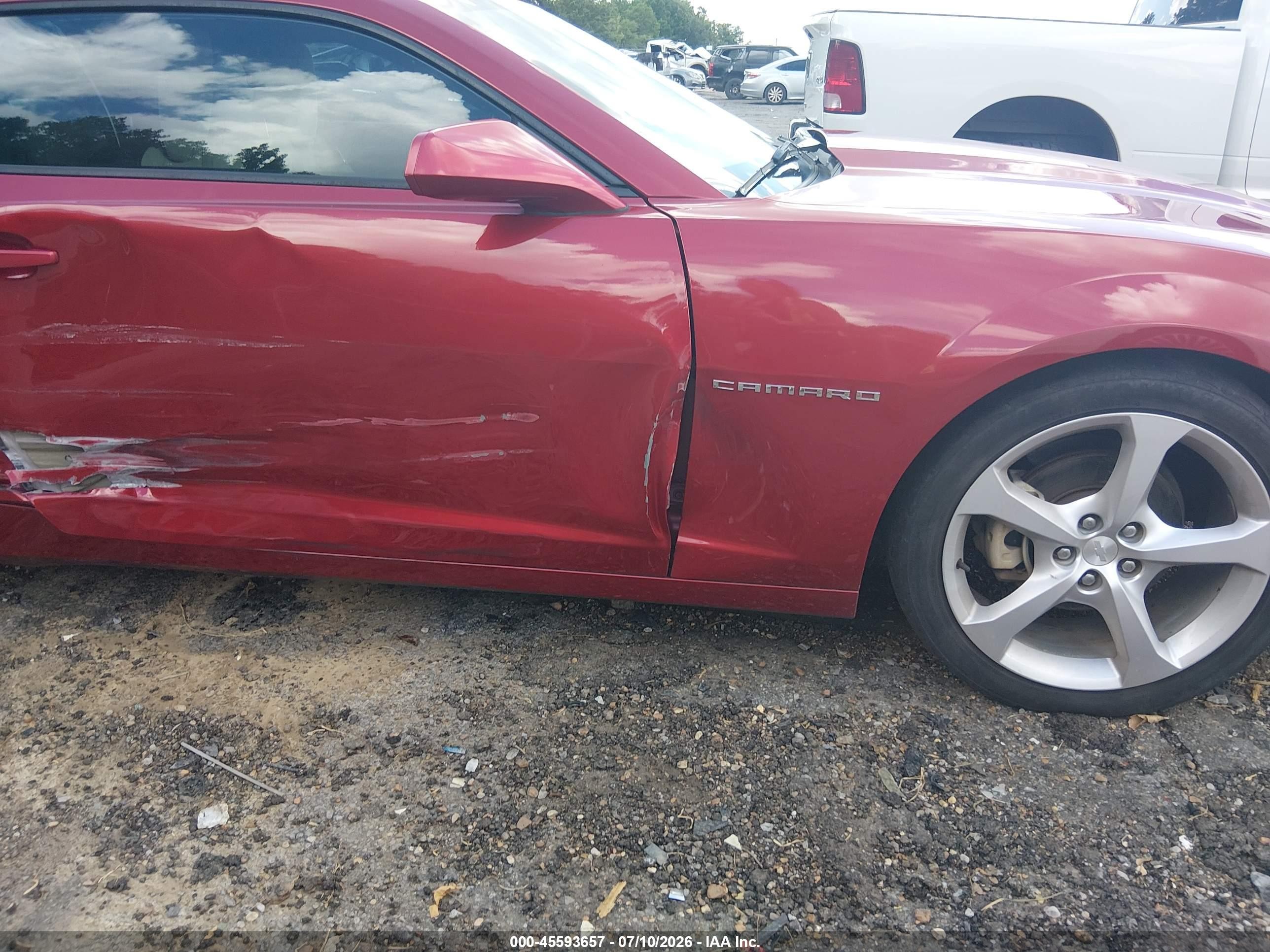 2015 Chevrolet Camaro 1lt Red vin: 2G1FD1E36F9222136