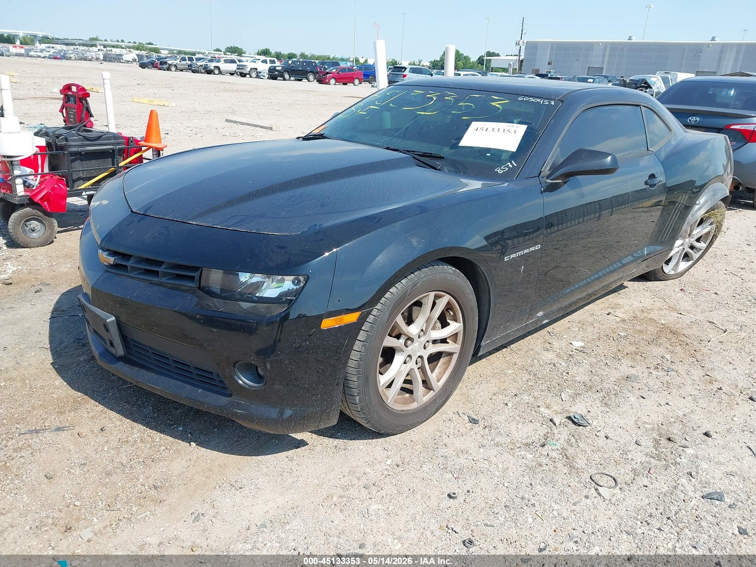2015 Chevrolet Camaro 1lt Black vin: 2G1FD1E36F9258571