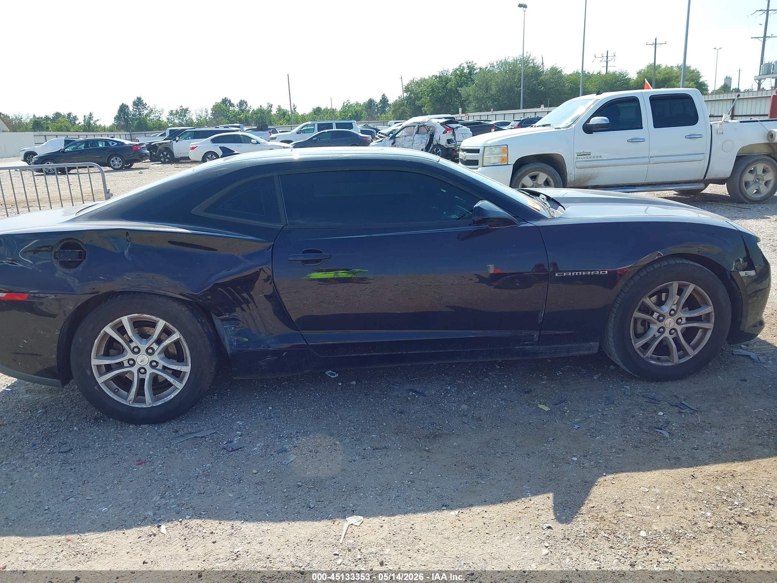 2015 Chevrolet Camaro 1lt Black vin: 2G1FD1E36F9258571