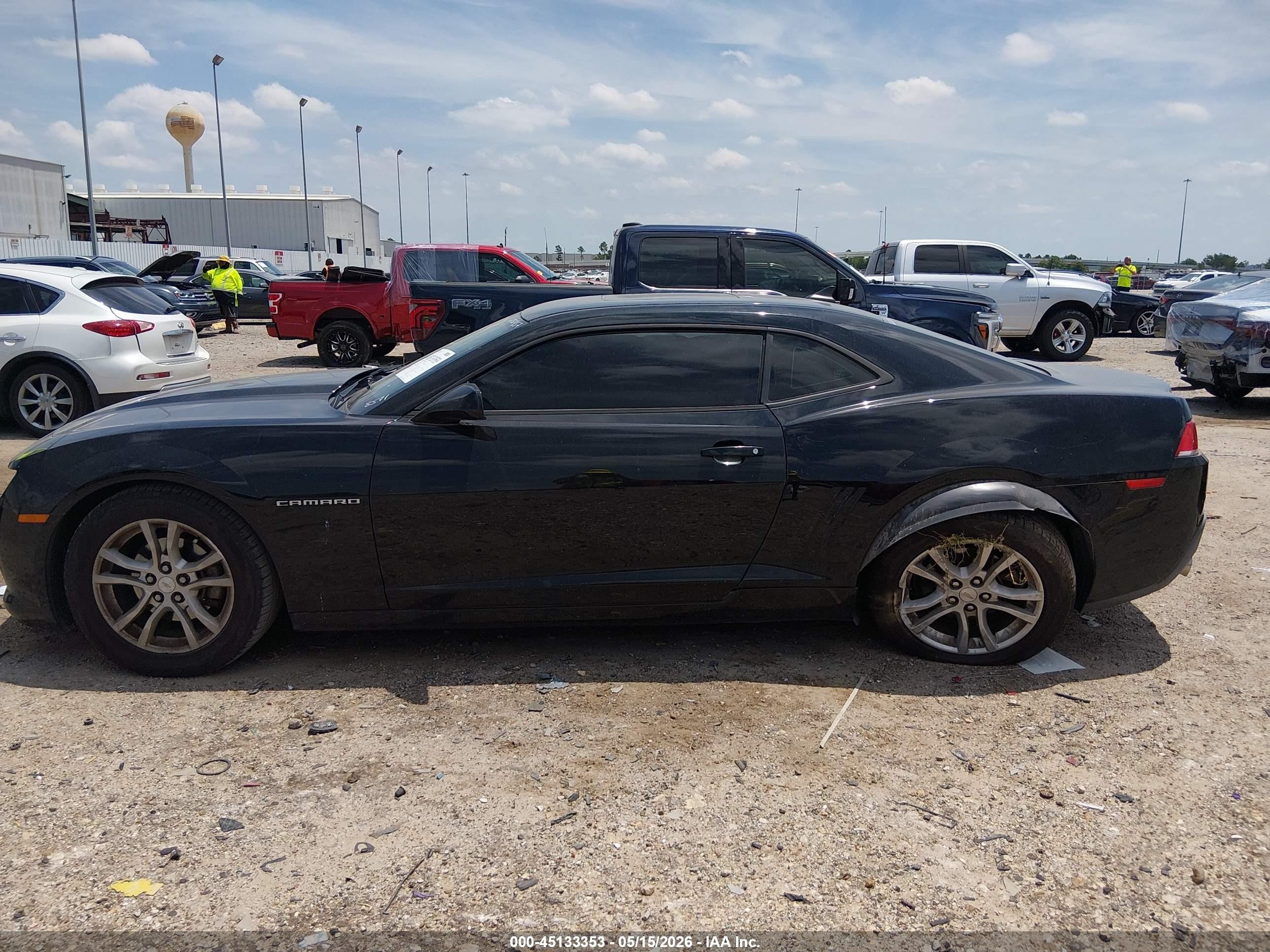2015 Chevrolet Camaro 1lt Black vin: 2G1FD1E36F9258571
