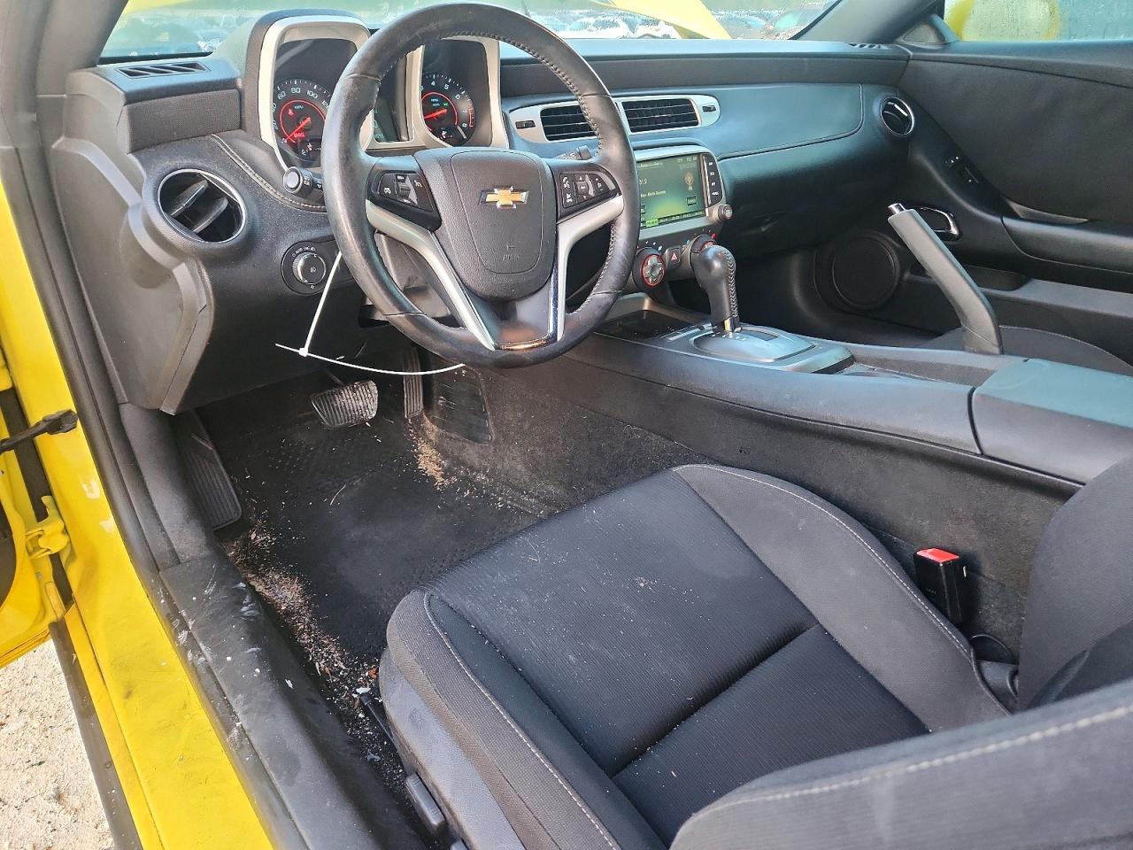 2015 Chevrolet Camaro Lt Yellow vin: 2G1FD1E36F9294731