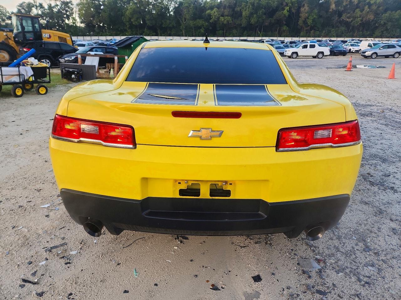 2015 Chevrolet Camaro Lt Yellow vin: 2G1FD1E36F9294731