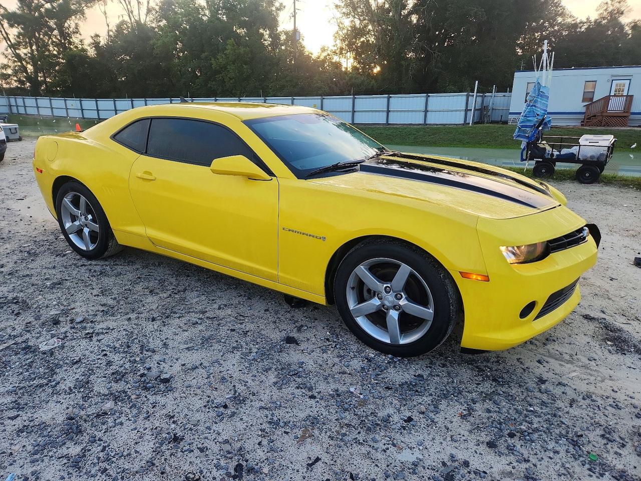2015 Chevrolet Camaro Lt Yellow vin: 2G1FD1E36F9294731