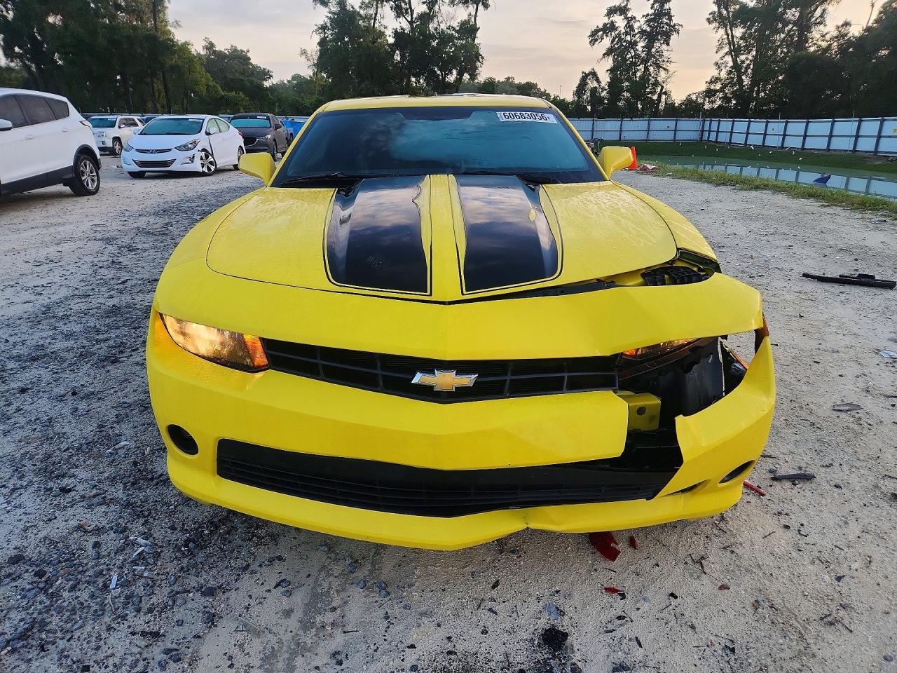 2015 Chevrolet Camaro Lt Yellow vin: 2G1FD1E36F9294731