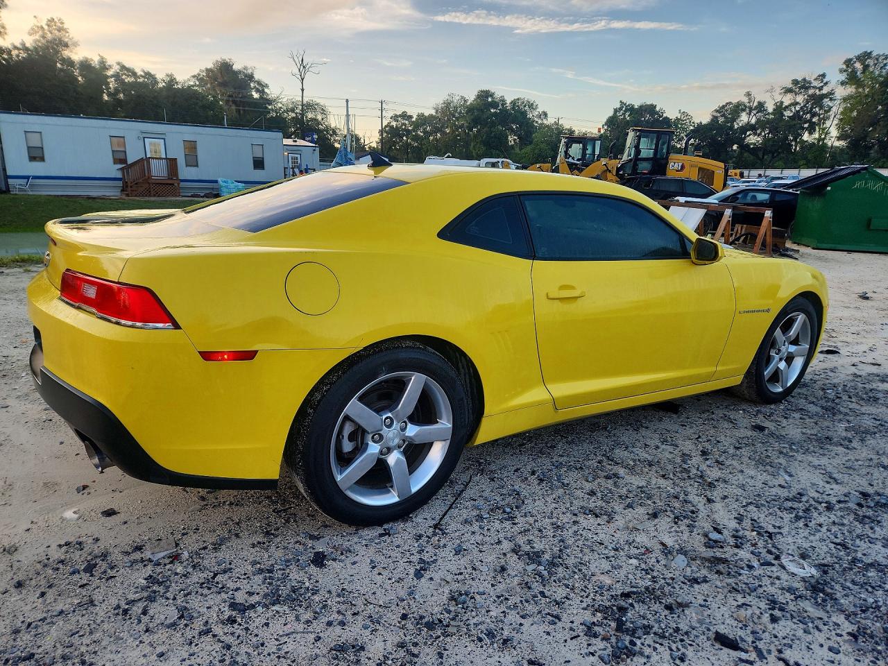 2015 Chevrolet Camaro Lt Yellow vin: 2G1FD1E36F9294731