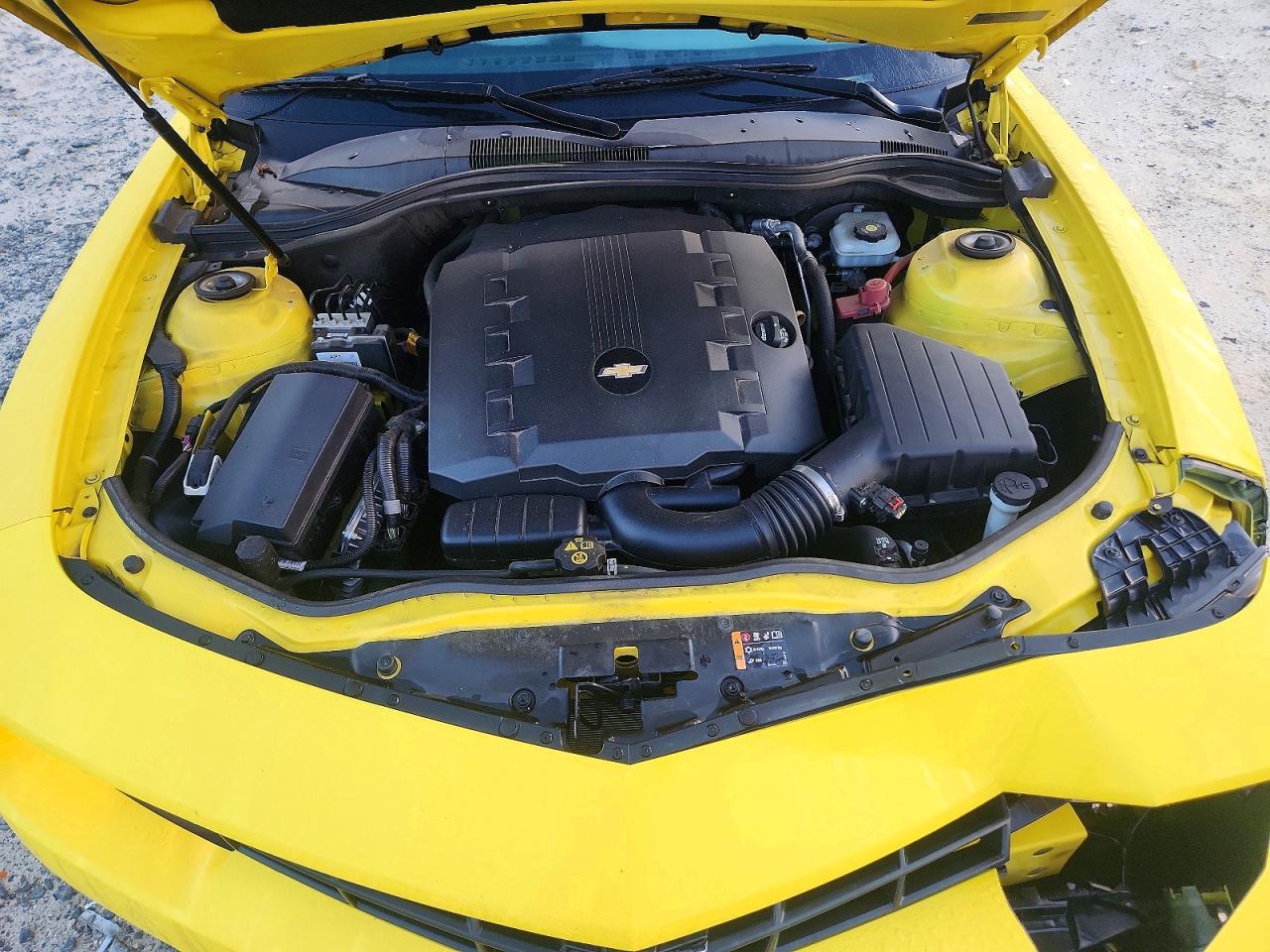 2015 Chevrolet Camaro Lt Yellow vin: 2G1FD1E36F9294731