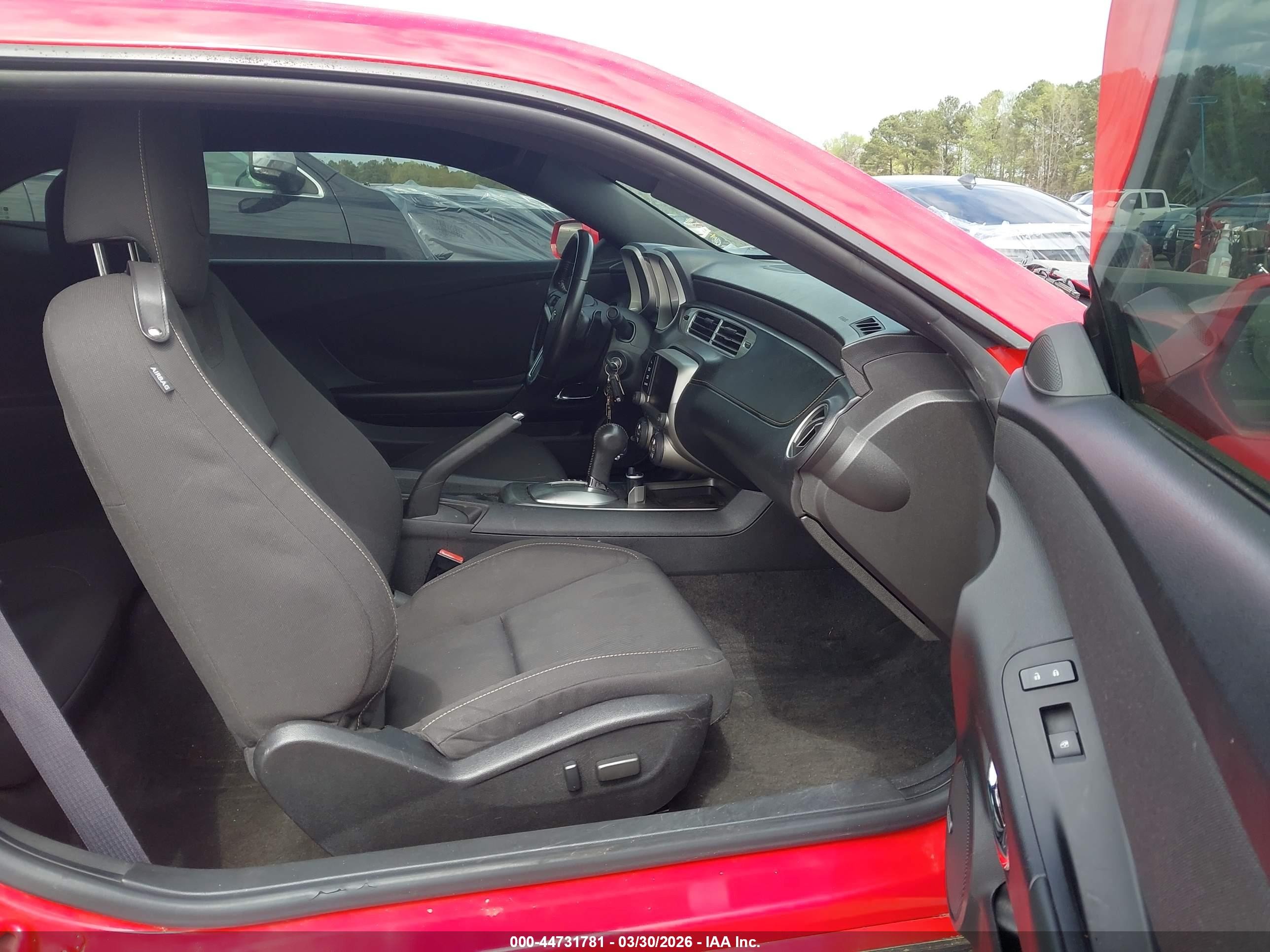 2015 Chevrolet Camaro 1lt Red vin: 2G1FD1E36F9306294