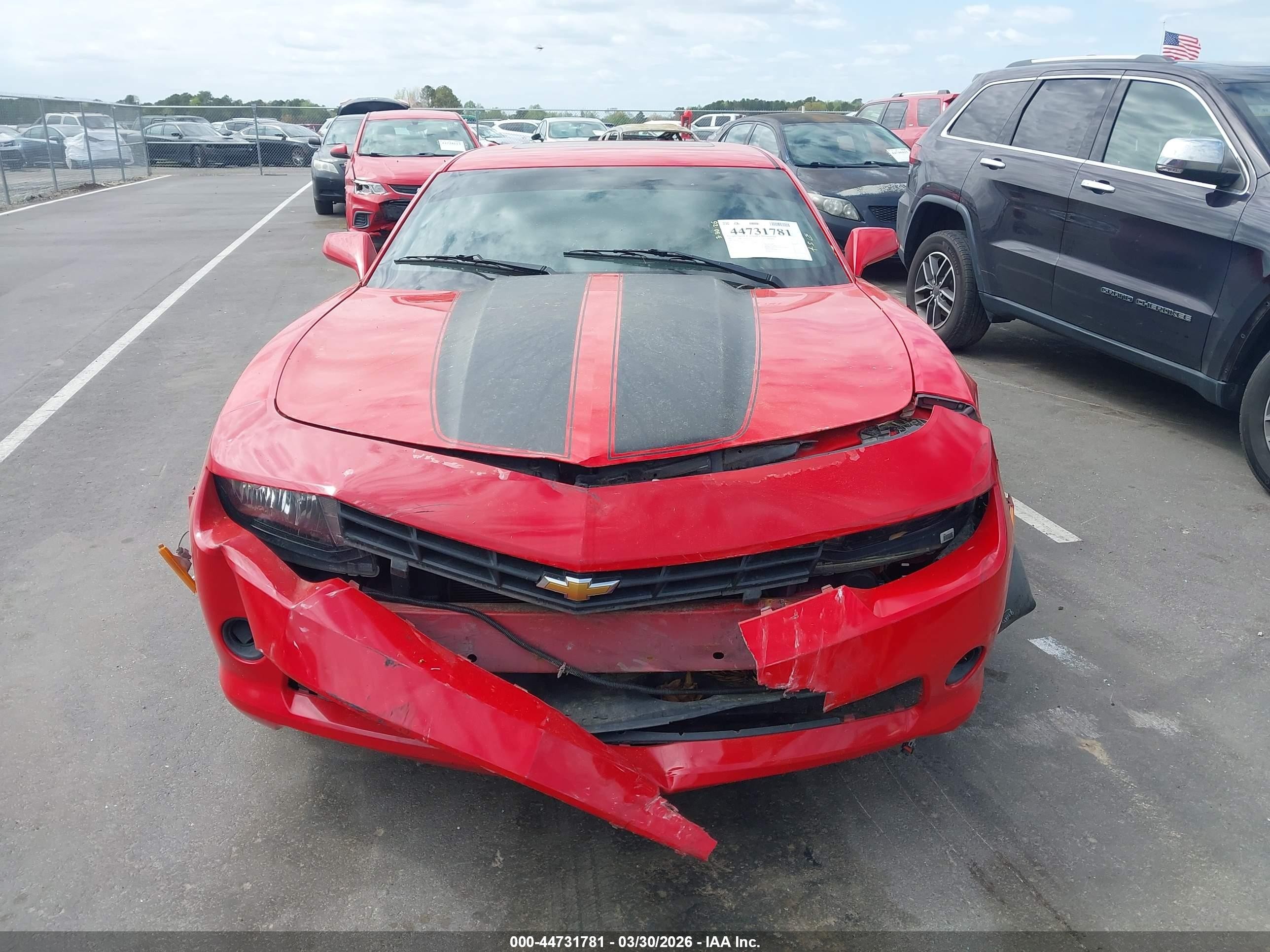 2015 Chevrolet Camaro 1lt Red vin: 2G1FD1E36F9306294