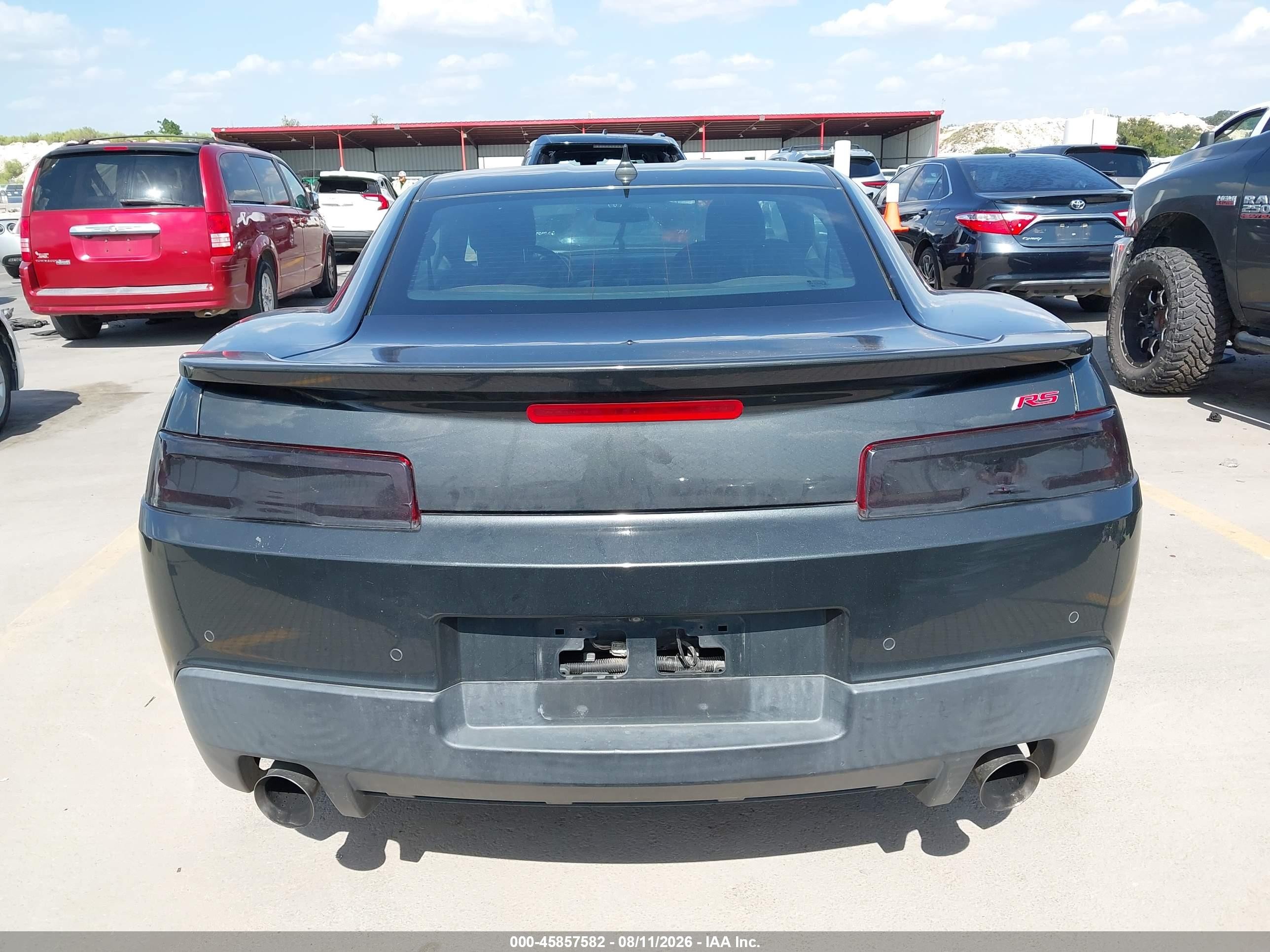 2015 Chevrolet Camaro 1lt Gray vin: 2G1FD1E36F9311995