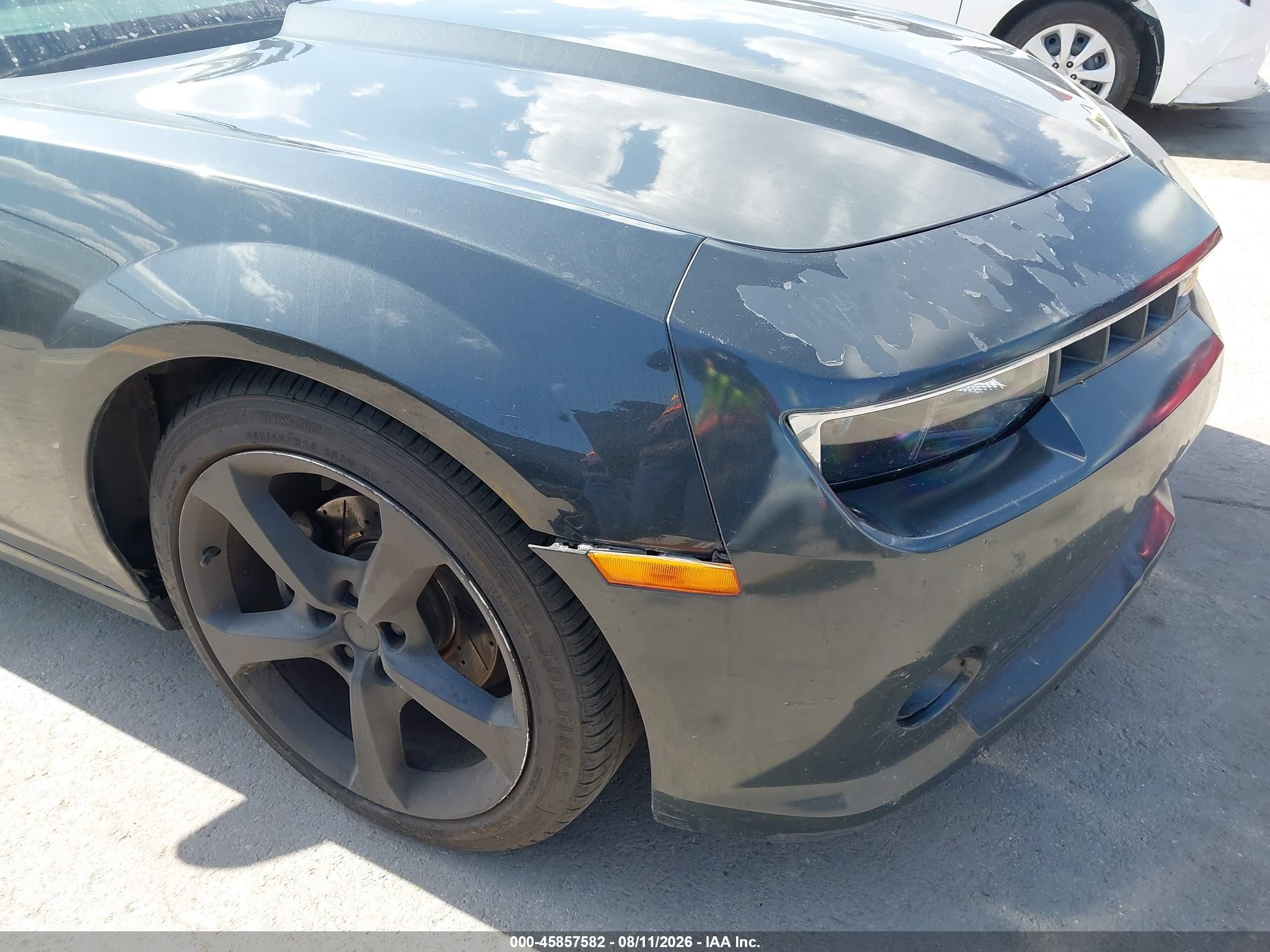 2015 Chevrolet Camaro 1lt Gray vin: 2G1FD1E36F9311995