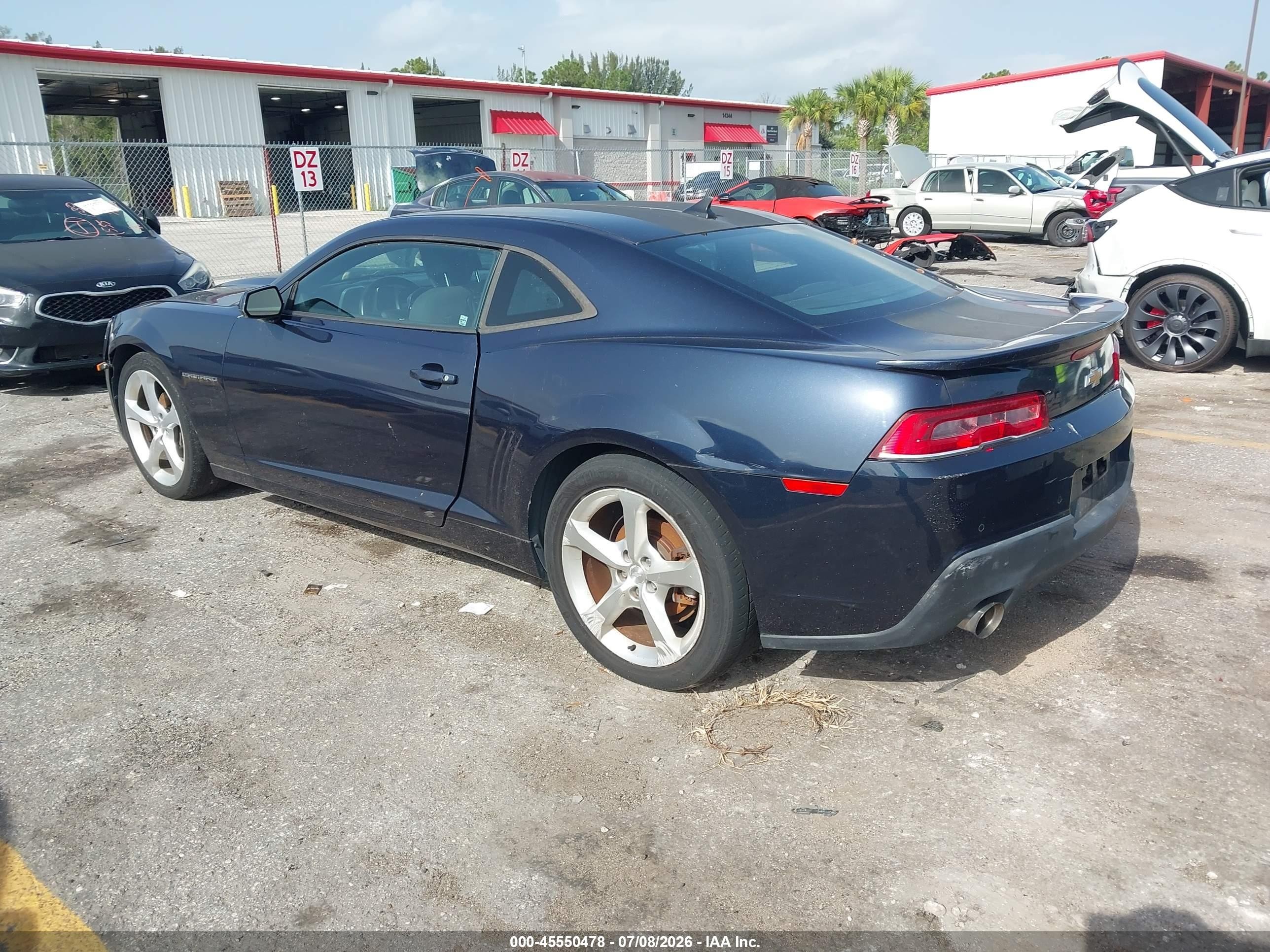 2015 Chevrolet Camaro 1lt Navy vin: 2G1FD1E37F9141033