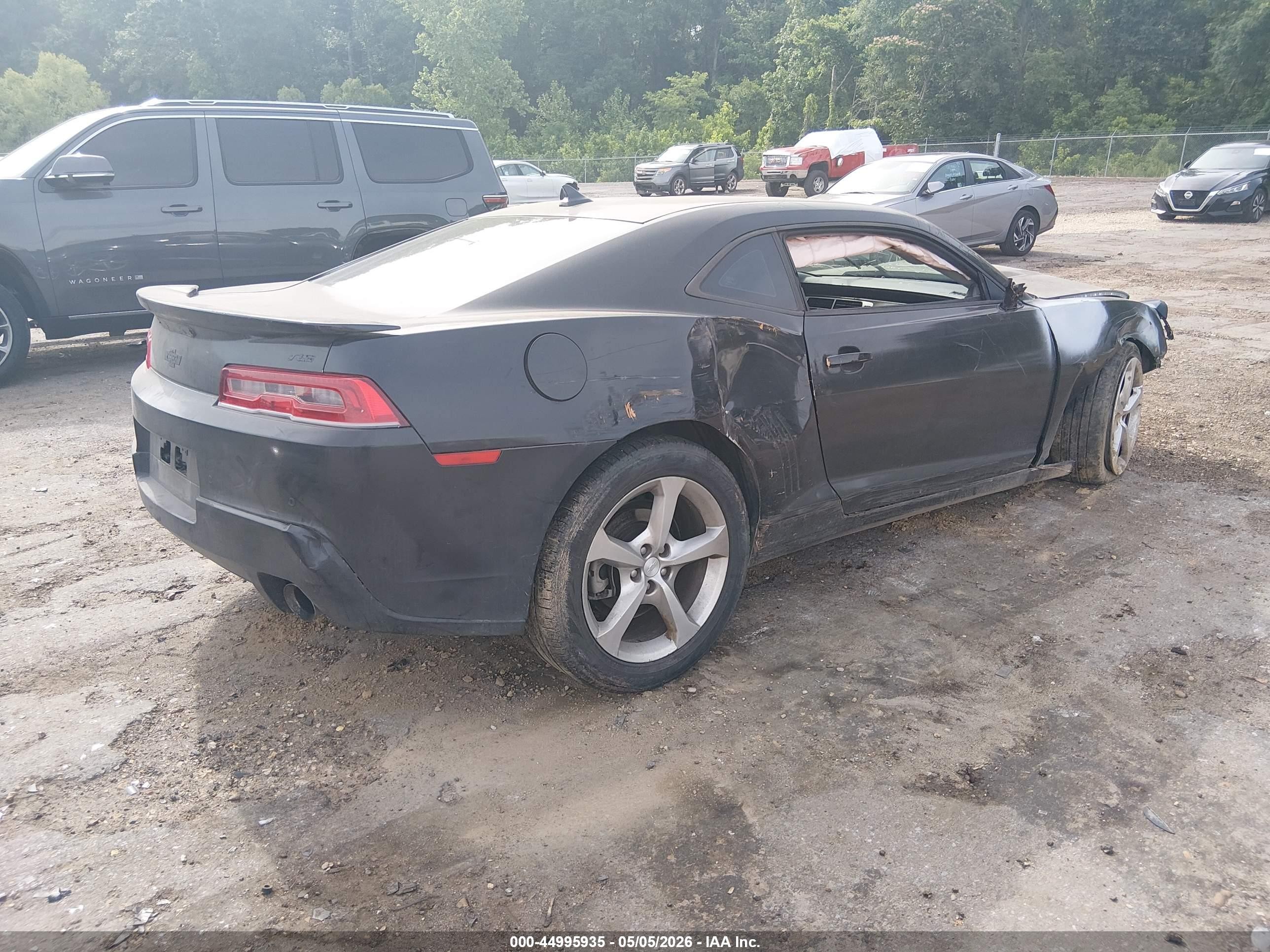 2015 Chevrolet Camaro 1lt Black vin: 2G1FD1E37F9176168