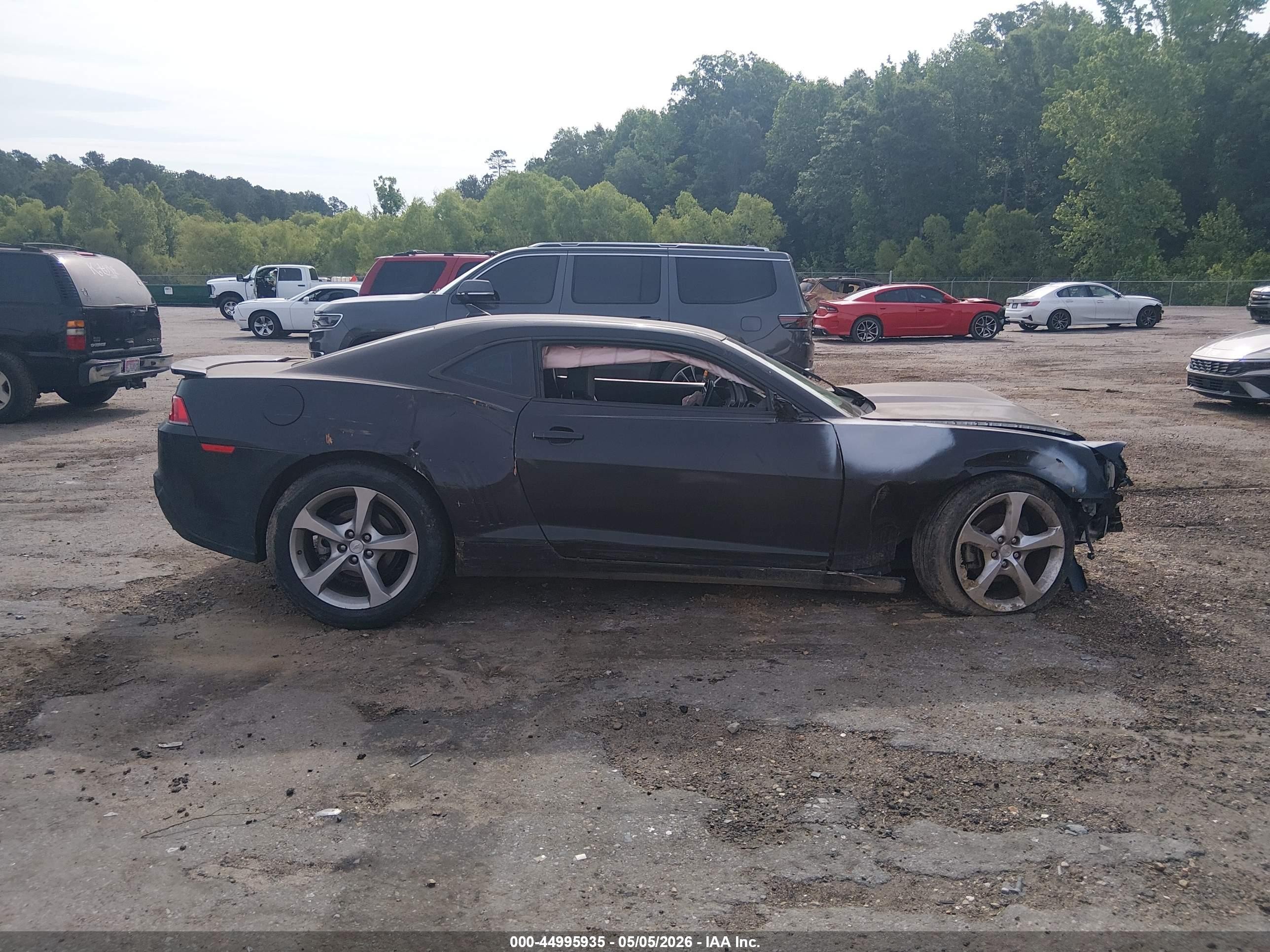 2015 Chevrolet Camaro 1lt Black vin: 2G1FD1E37F9176168