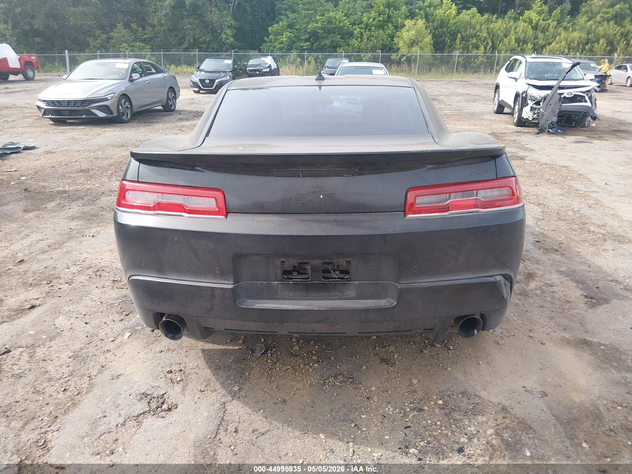 2015 Chevrolet Camaro 1lt Black vin: 2G1FD1E37F9176168