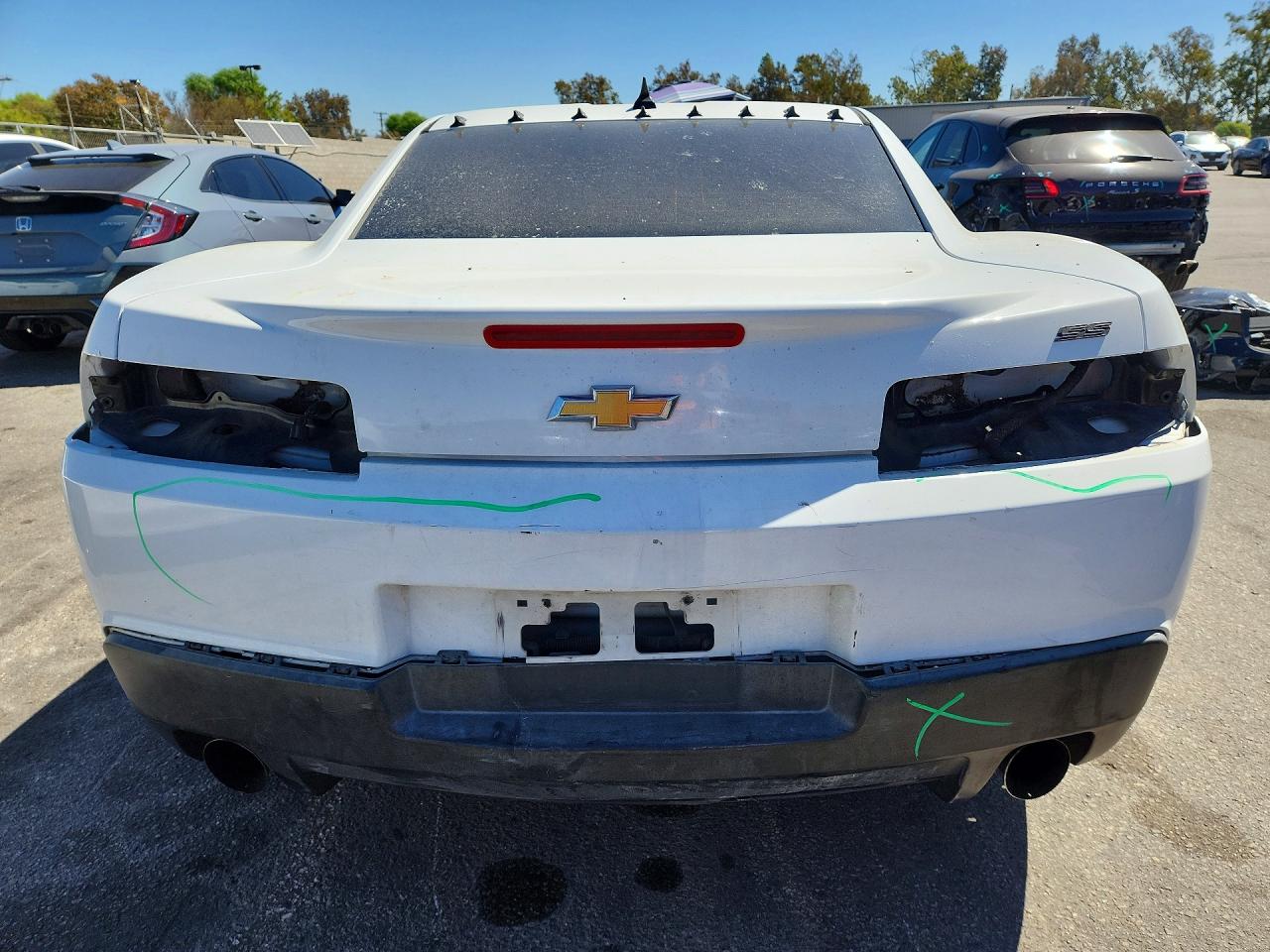 2015 Chevrolet Camaro Lt Белый vin: 2G1FD1E37F9207662