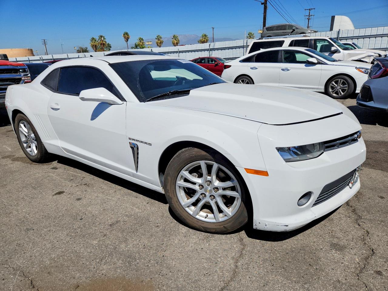 2015 Chevrolet Camaro Lt Белый vin: 2G1FD1E37F9207662