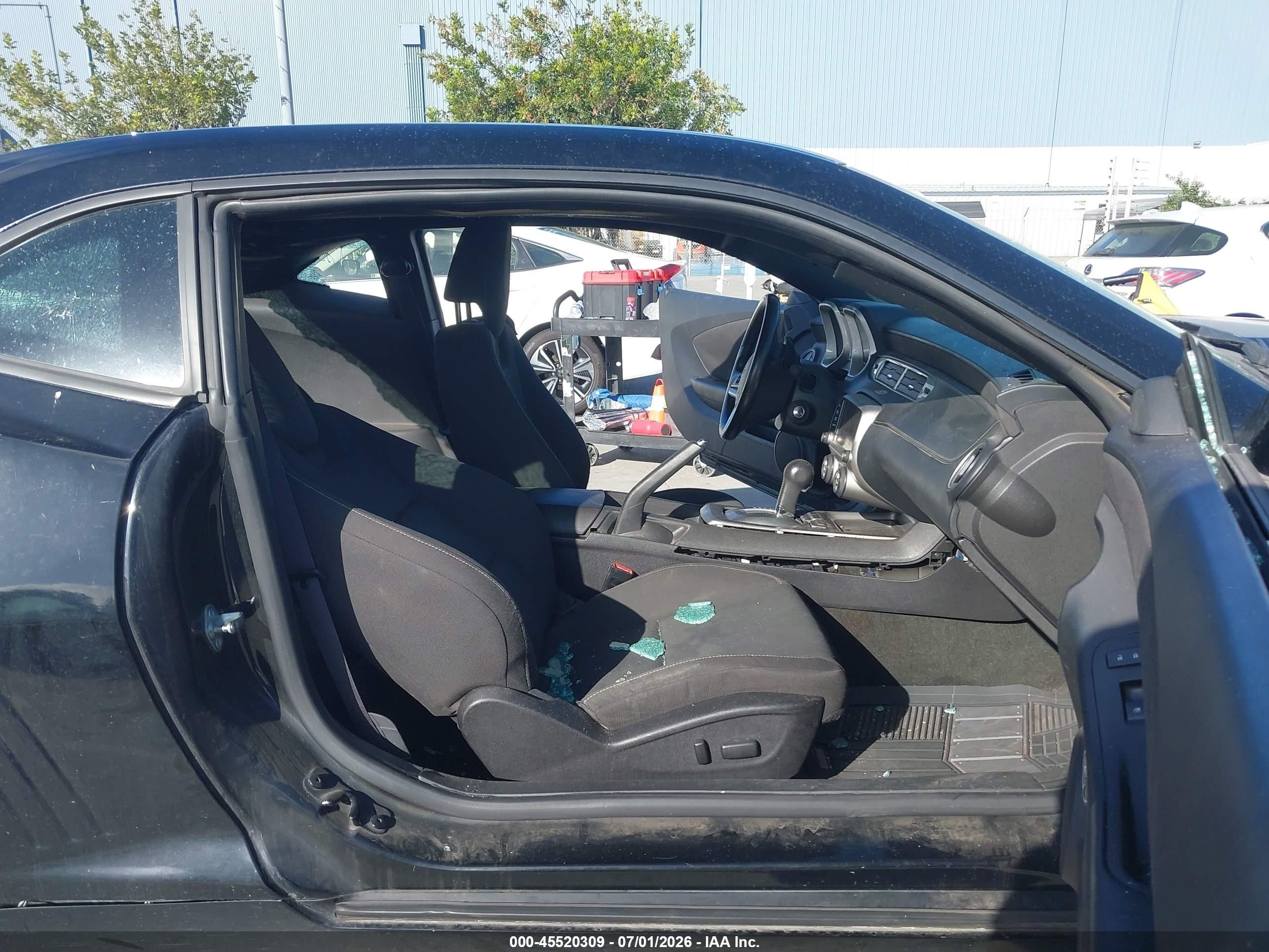2015 Chevrolet Camaro 1lt Black vin: 2G1FD1E37F9208486