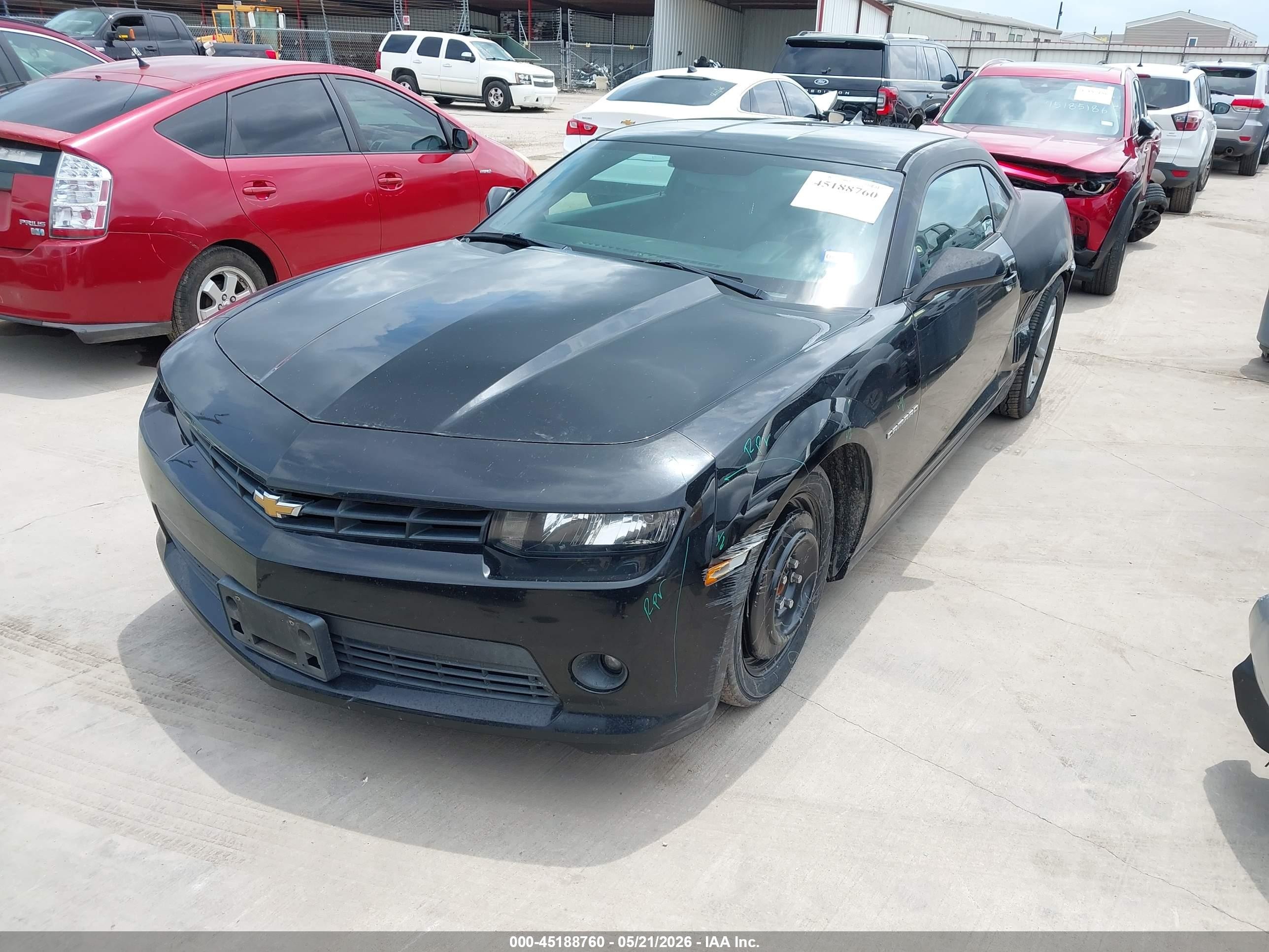2015 Chevrolet Camaro 1lt Black vin: 2G1FD1E37F9244548