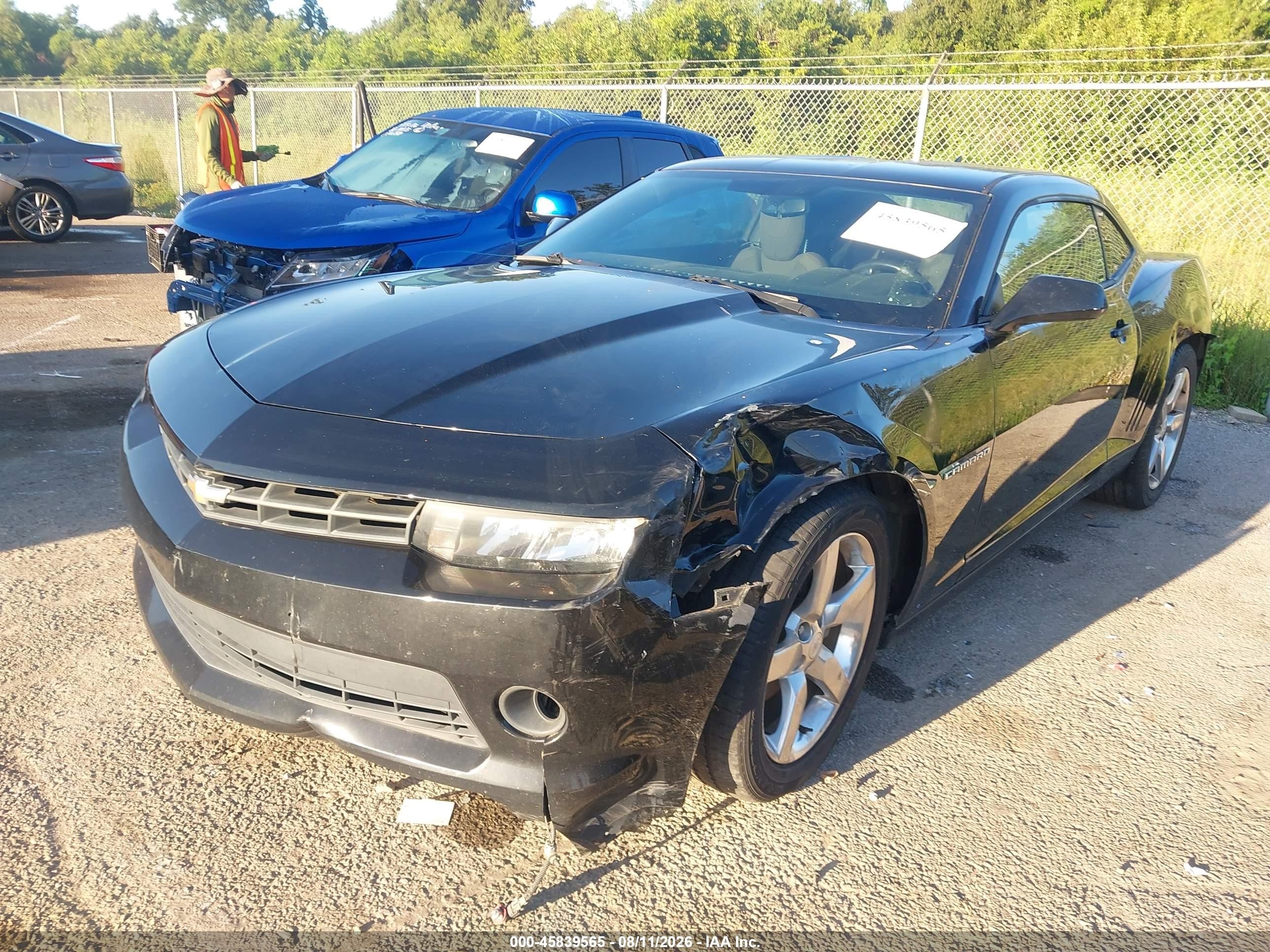 2015 Chevrolet Camaro 1lt Black vin: 2G1FD1E37F9256912