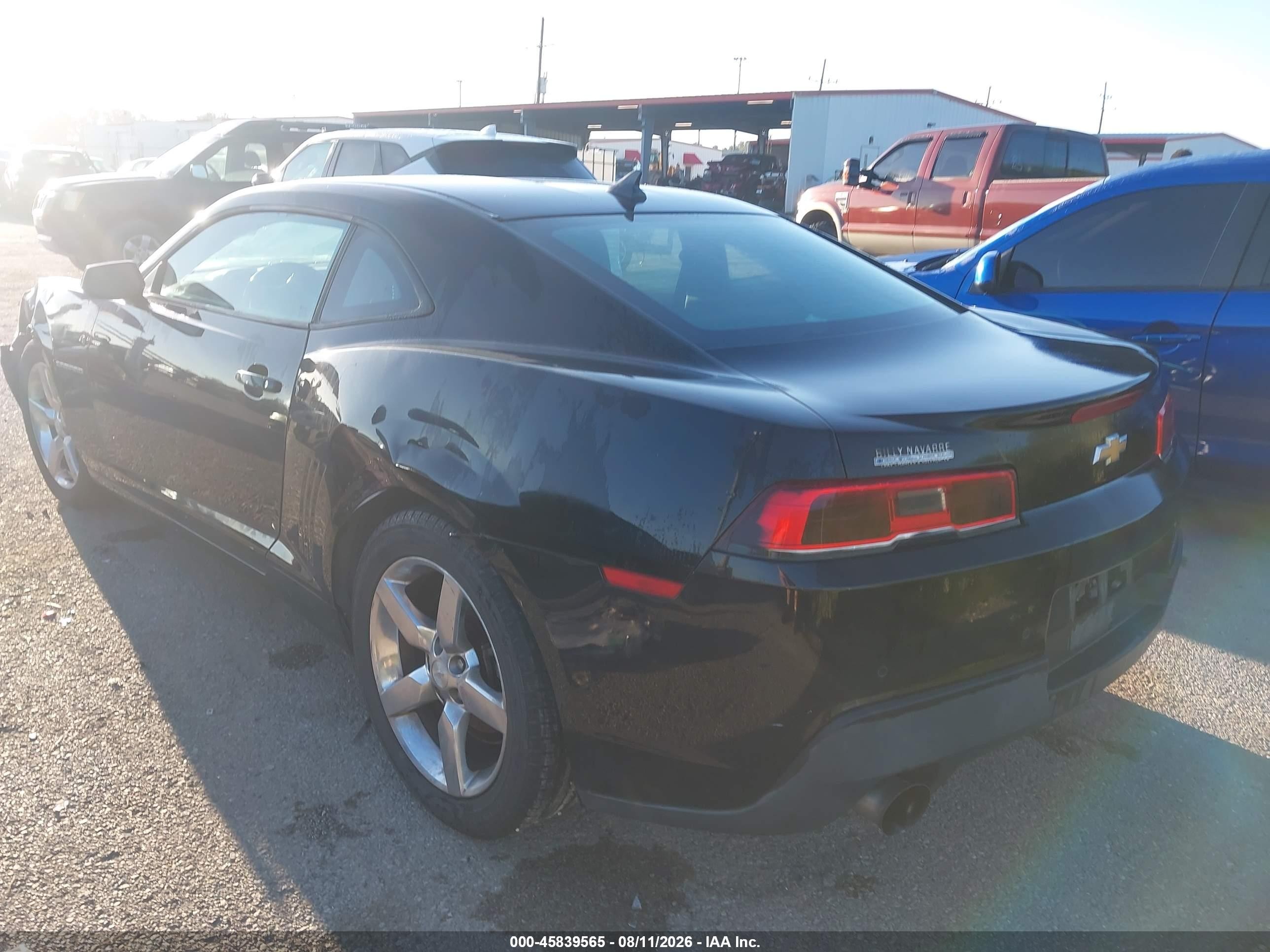 2015 Chevrolet Camaro 1lt Black vin: 2G1FD1E37F9256912
