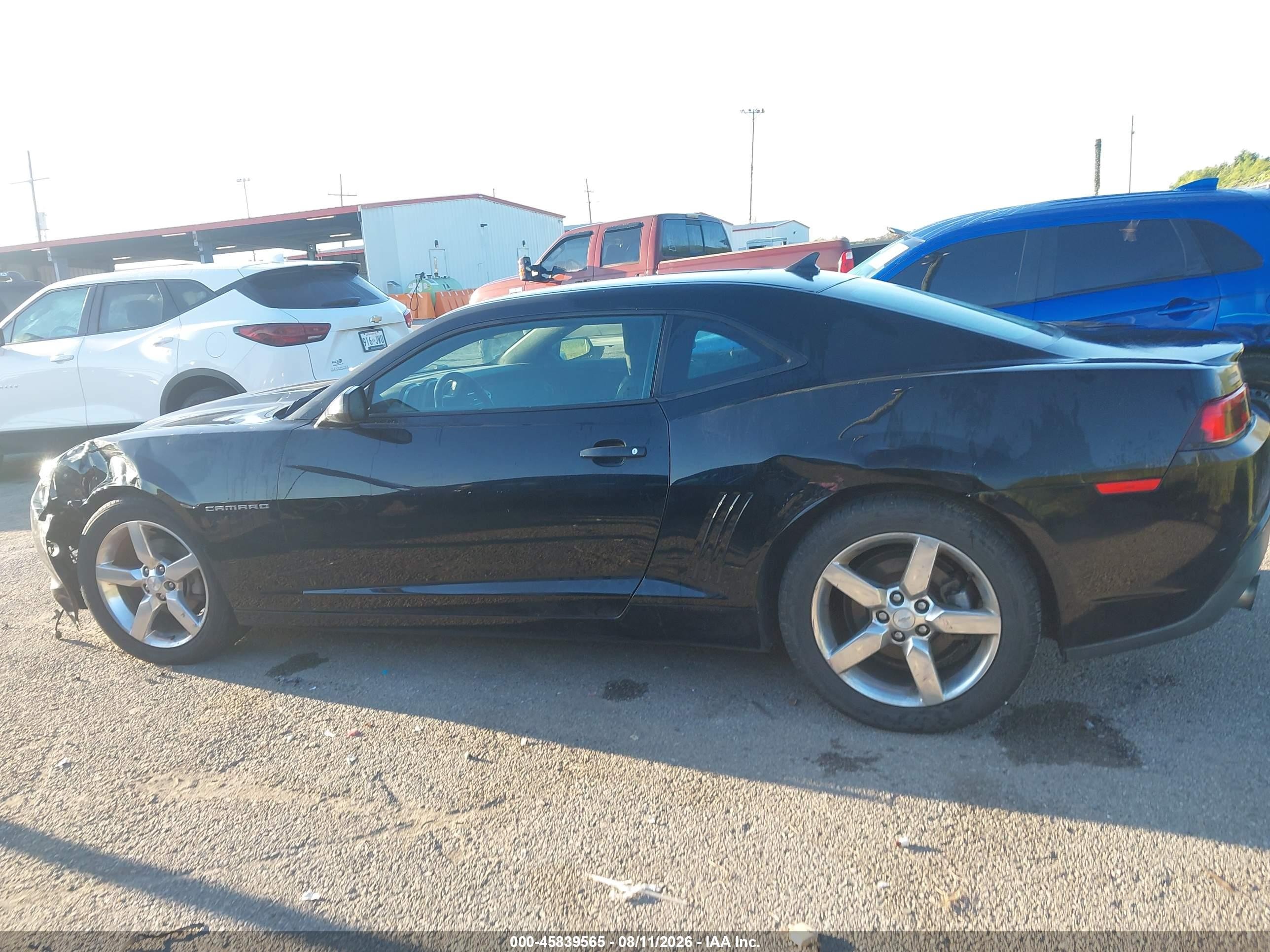 2015 Chevrolet Camaro 1lt Black vin: 2G1FD1E37F9256912