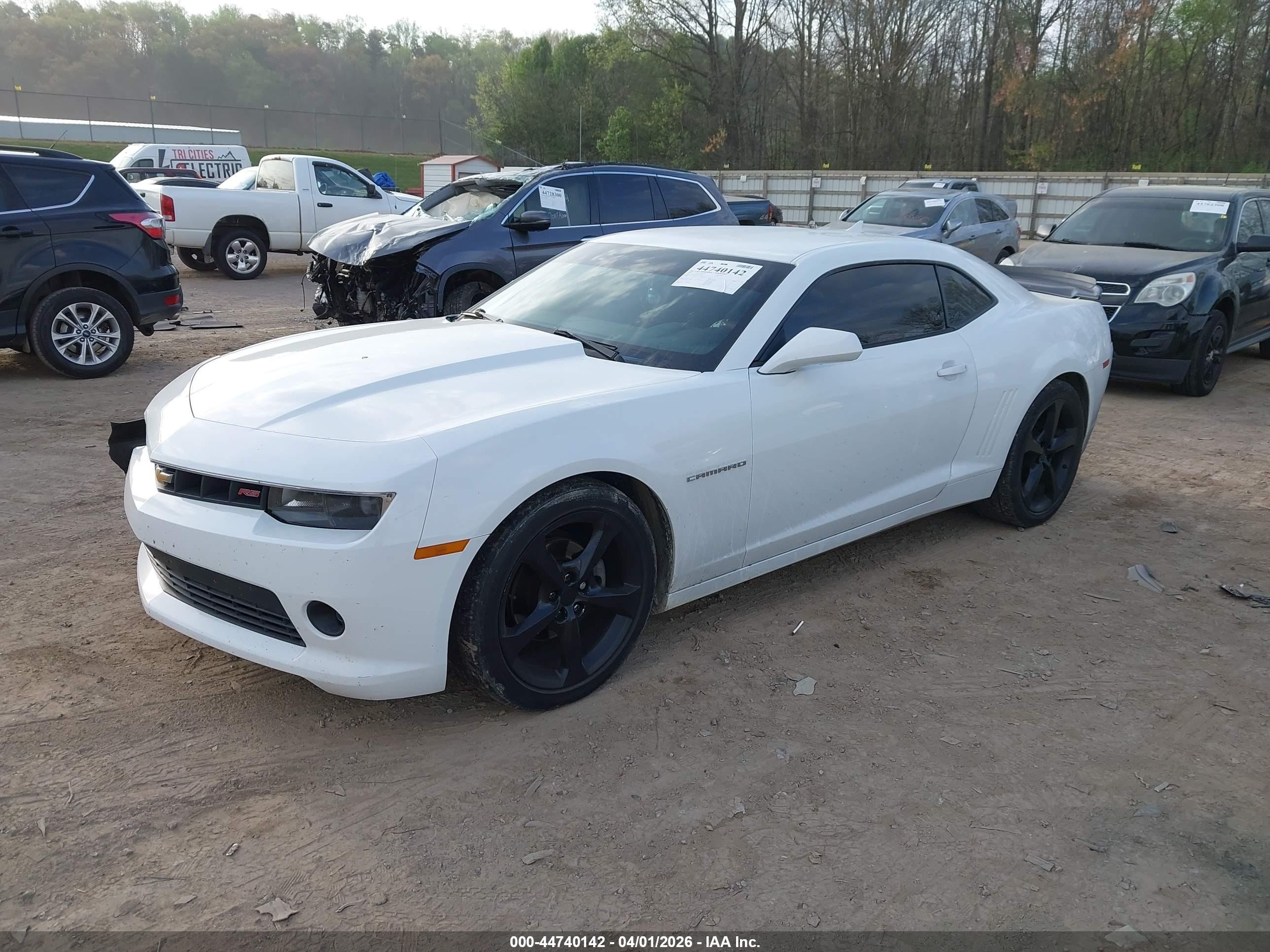 2015 Chevrolet Camaro 1lt White vin: 2G1FD1E37F9259700